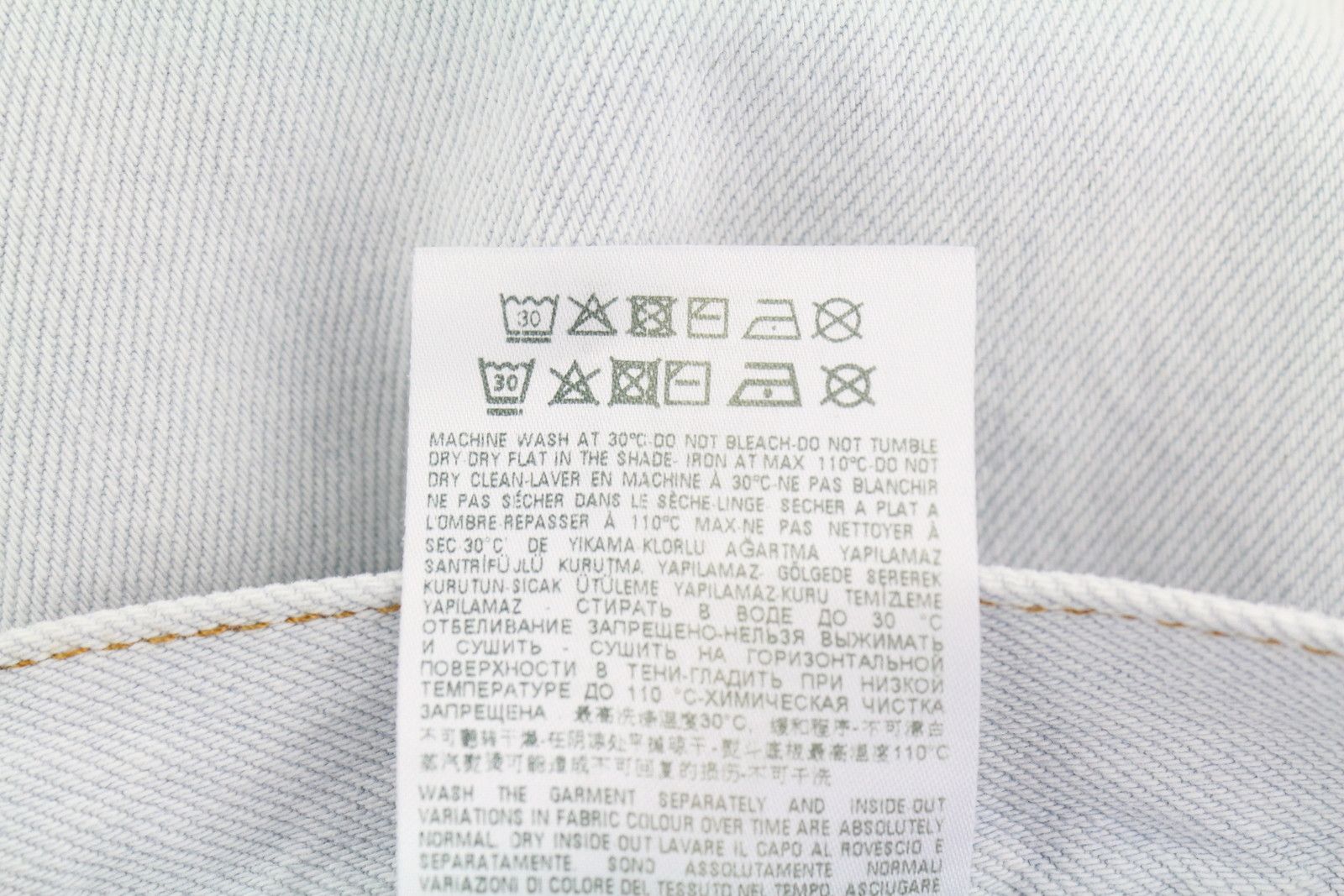 Diesel 2010 0079Z W34/L30 Loose Straight Washed Jeans 40920 Size US 34 / EU 50 - 11 Thumbnail
