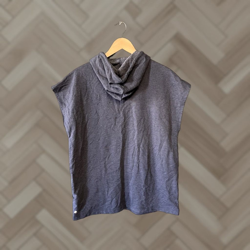 Vintage Z by Zella Mens Gray Sleeveless Athletic Pullover Hooded Sweater Large Size US L / EU 52-54 / 3 - 1 Thumbnail