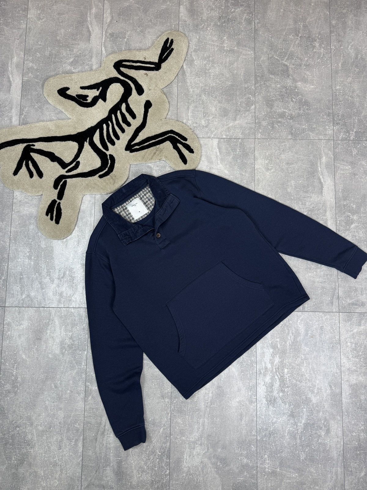 Percival Mens Vintage Percival zip sweatshirt knitted jacket navy Size US M / EU 48-50 / 2 - 1 Thumbnail