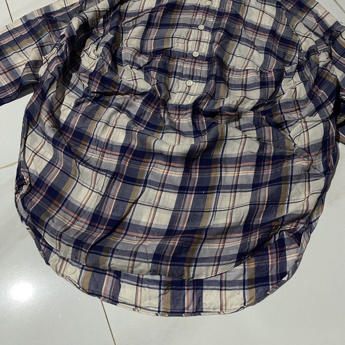 CABANE de ZUCCa × Issey Miyake × Zucca Zucca Plaid Unique Shirt Size US M / EU 48-50 / 2 - 7 Thumbnail