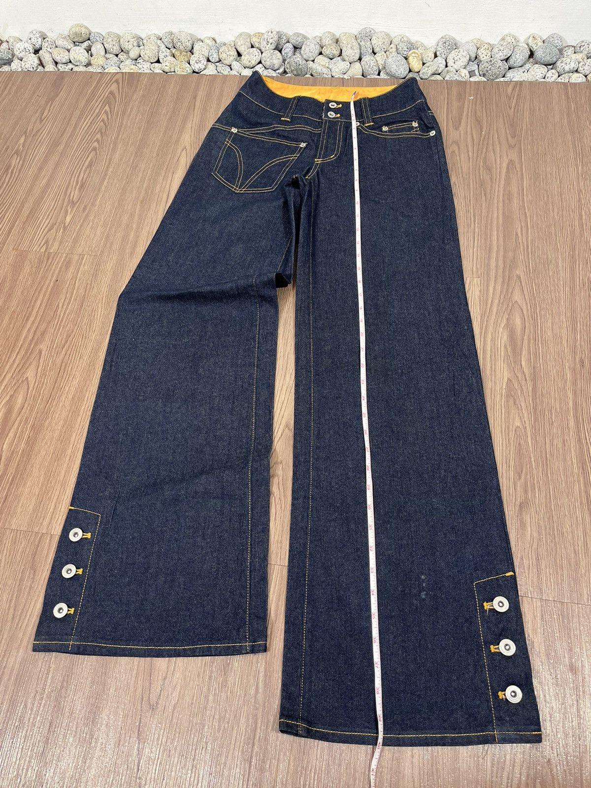 Japanese Brand Comme Ca Models Japan Assymetrical Pocket Jeans Size US 27 - 13 Thumbnail