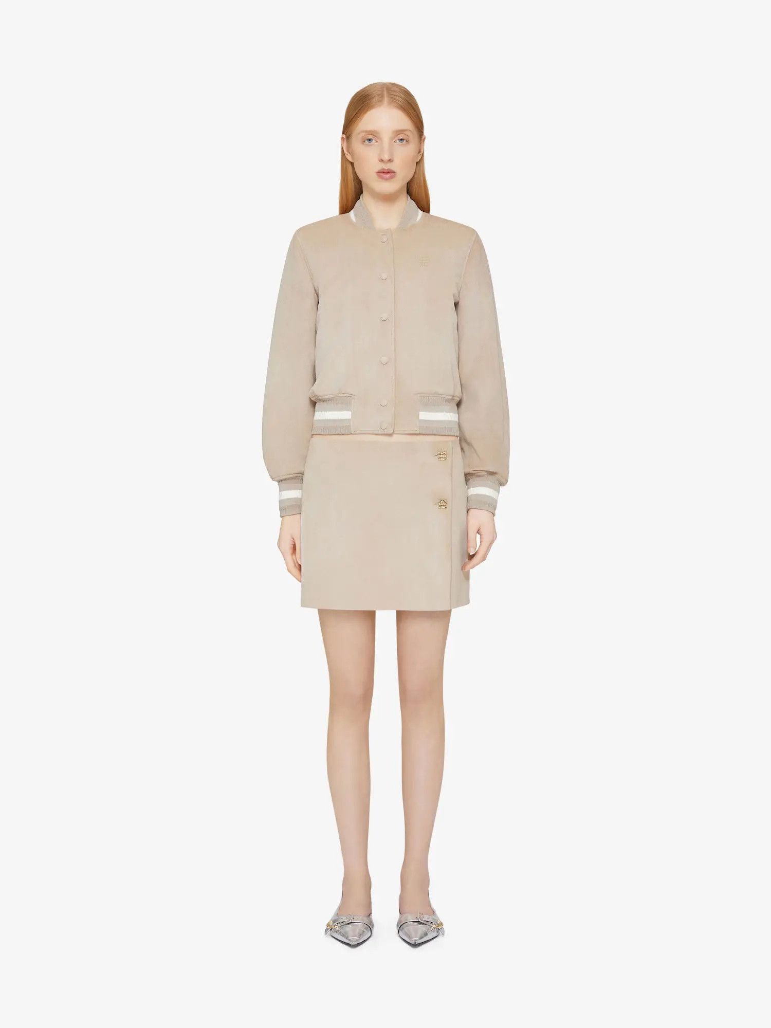 Givenchy o1w1db10126 Outwear in Beige Size XXS / US 00 / IT 34 - 2 Thumbnail