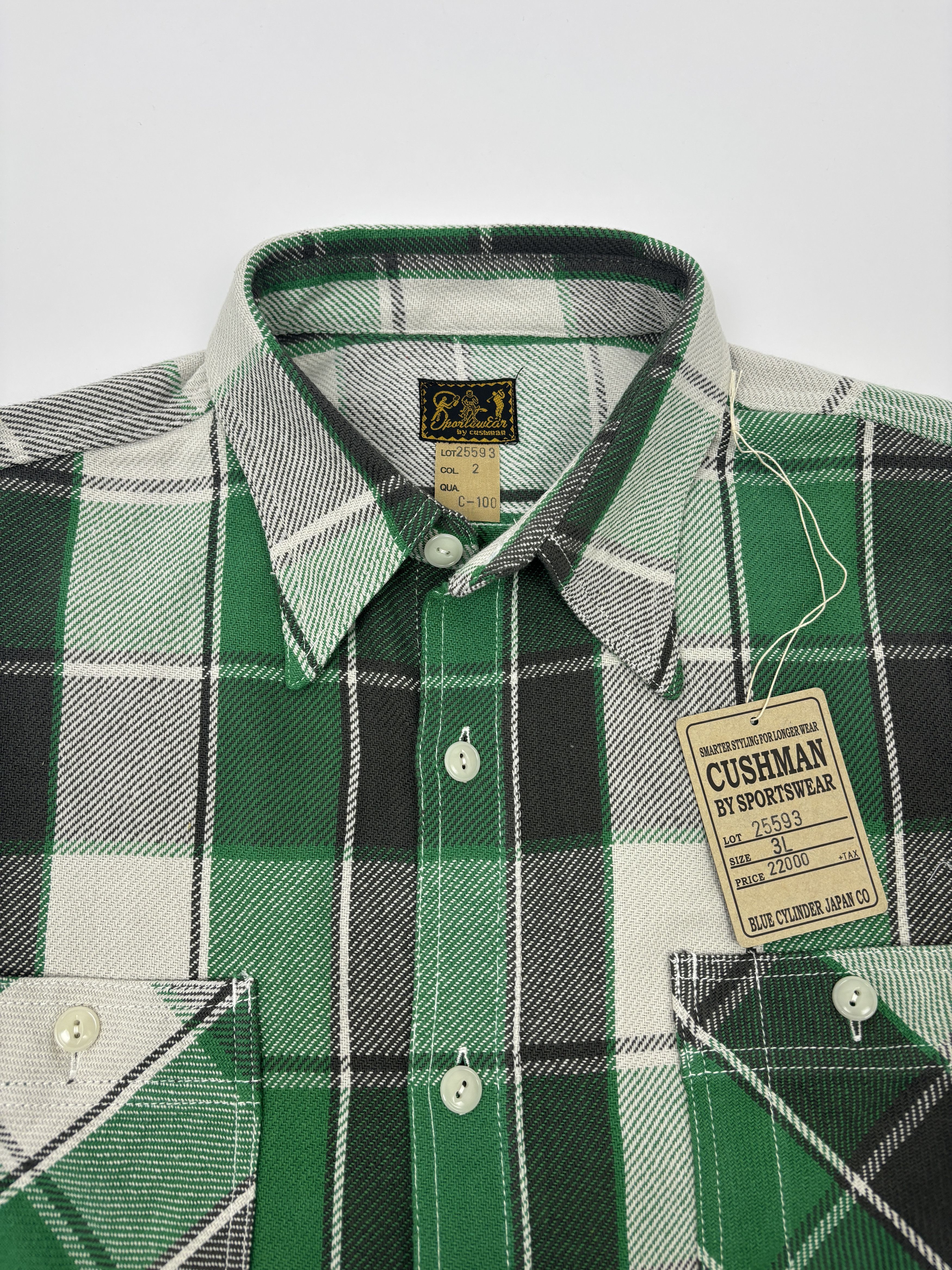 Cushman Cushman Vintage Check Work Shirt Size US XL / EU 56 / 4 - 3 Thumbnail