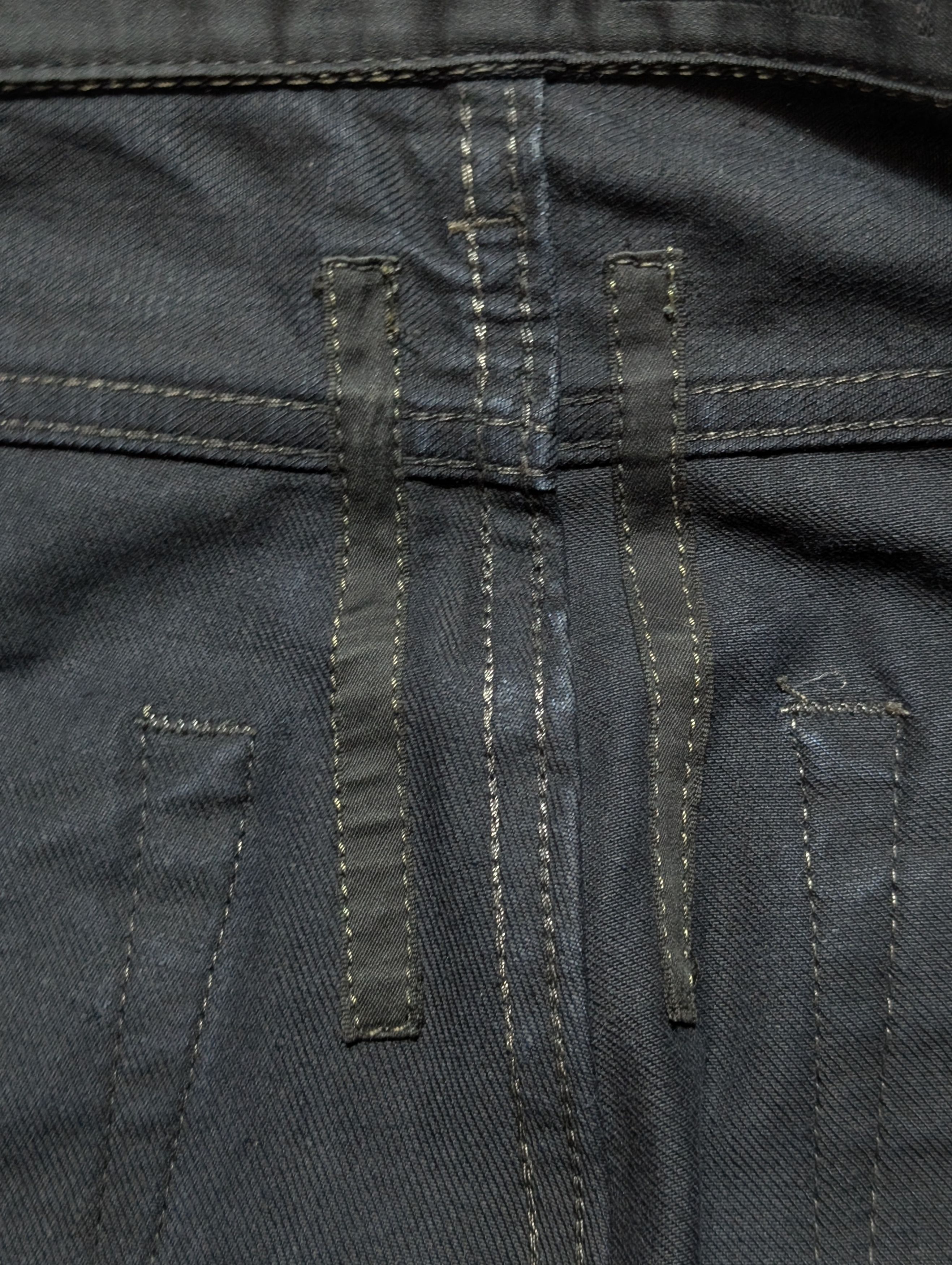 Rick Owens Rick Owens FW07 Olmar & Mirta Exploder Overdye Waxed Jeans Size US 30 / EU 46 - 7 Thumbnail
