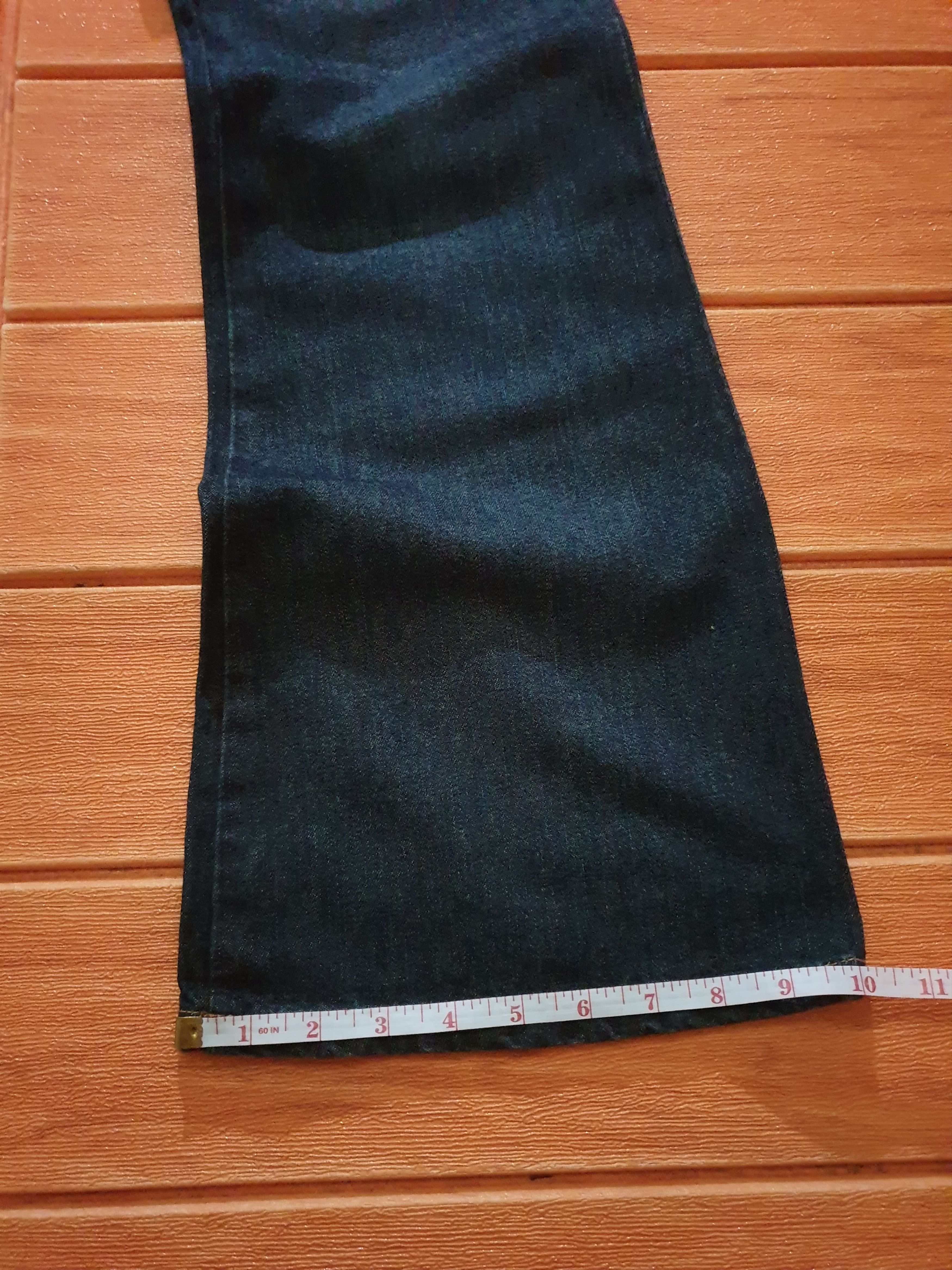 Japanese Brand 💥Jouer aux echecs denim boot cut pant Size US 27 - 5 Thumbnail