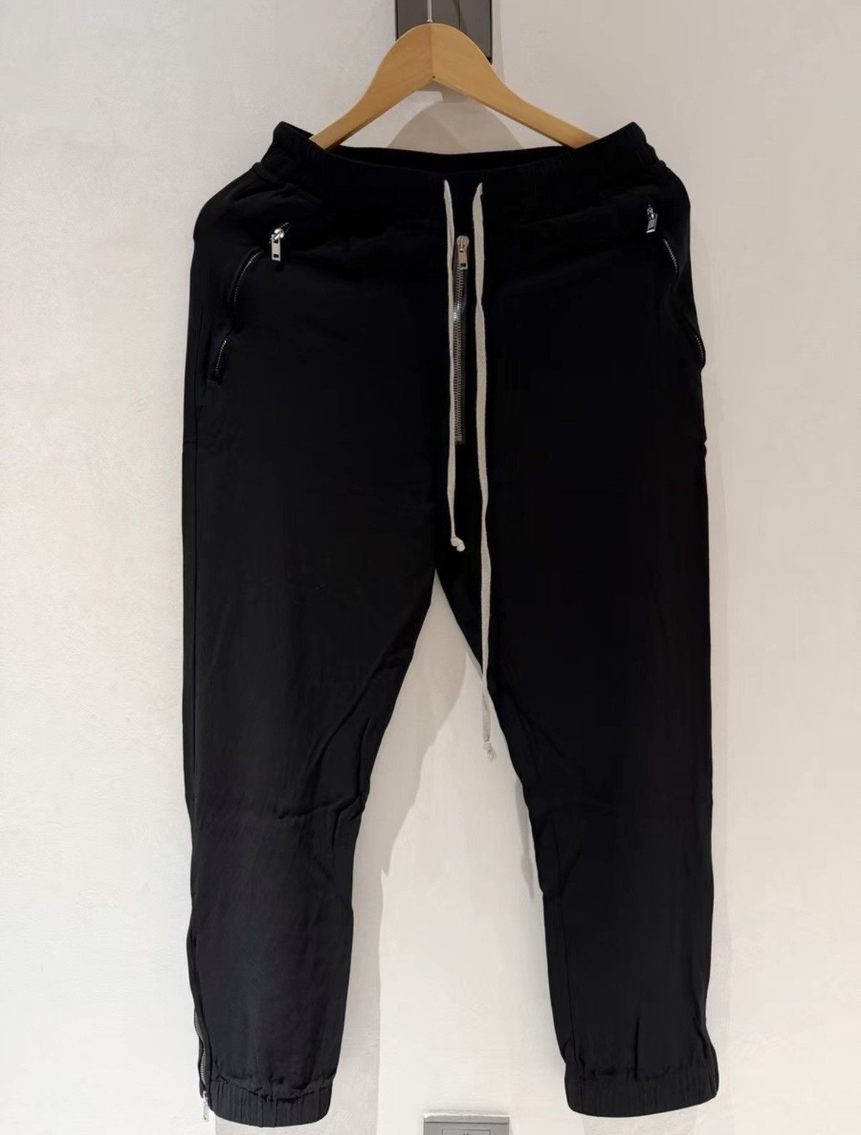Rick Owens Rick Owens Main Line Side-Zip Drawstring Pants Size US 40 / EU 56 - 1 Thumbnail
