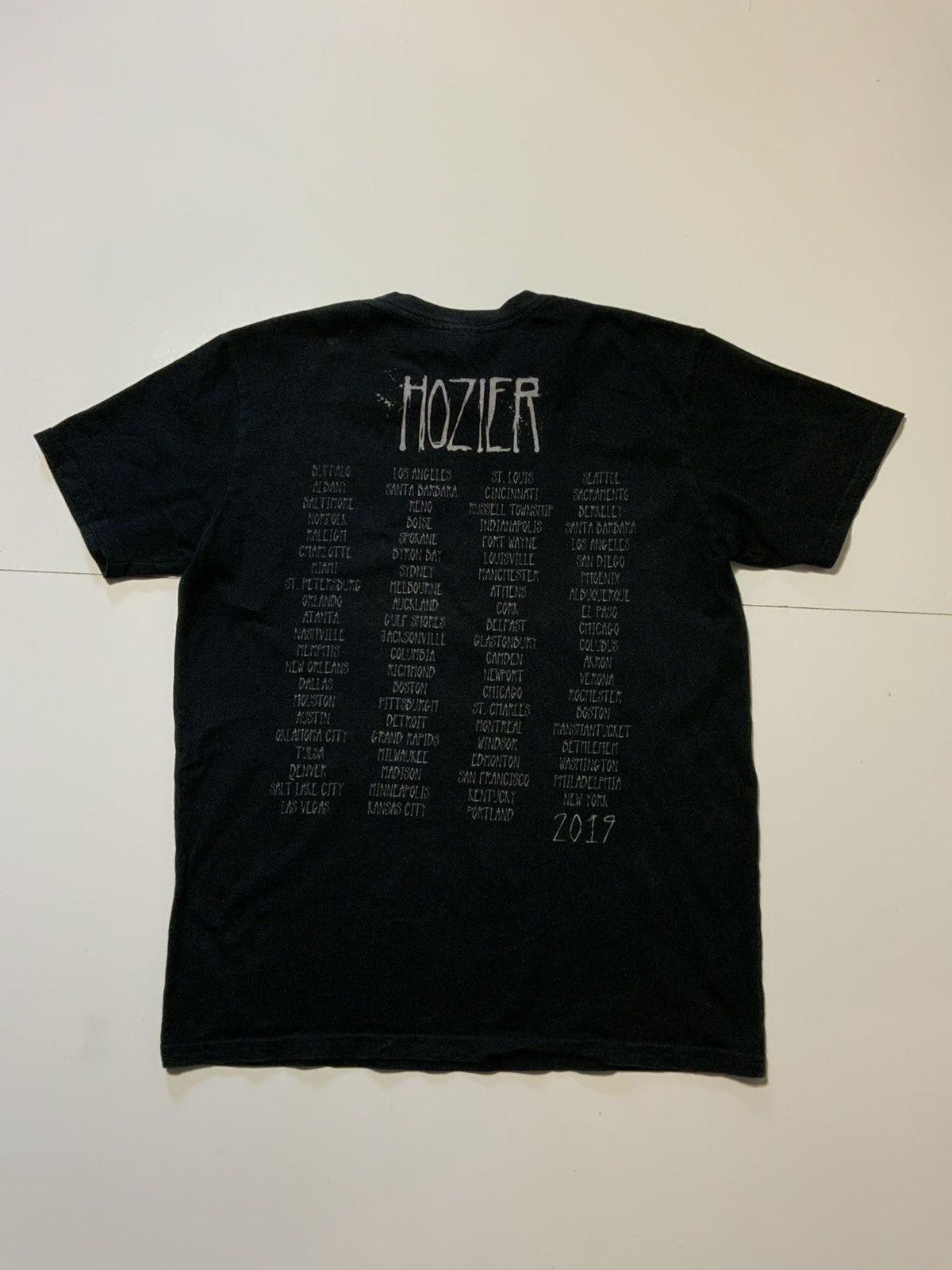 Band Tees Hozier Wasteland Baby Tour Concert Black Graphic T-Shirt Size US S / EU 44-46 / 1 - 2 Thumbnail