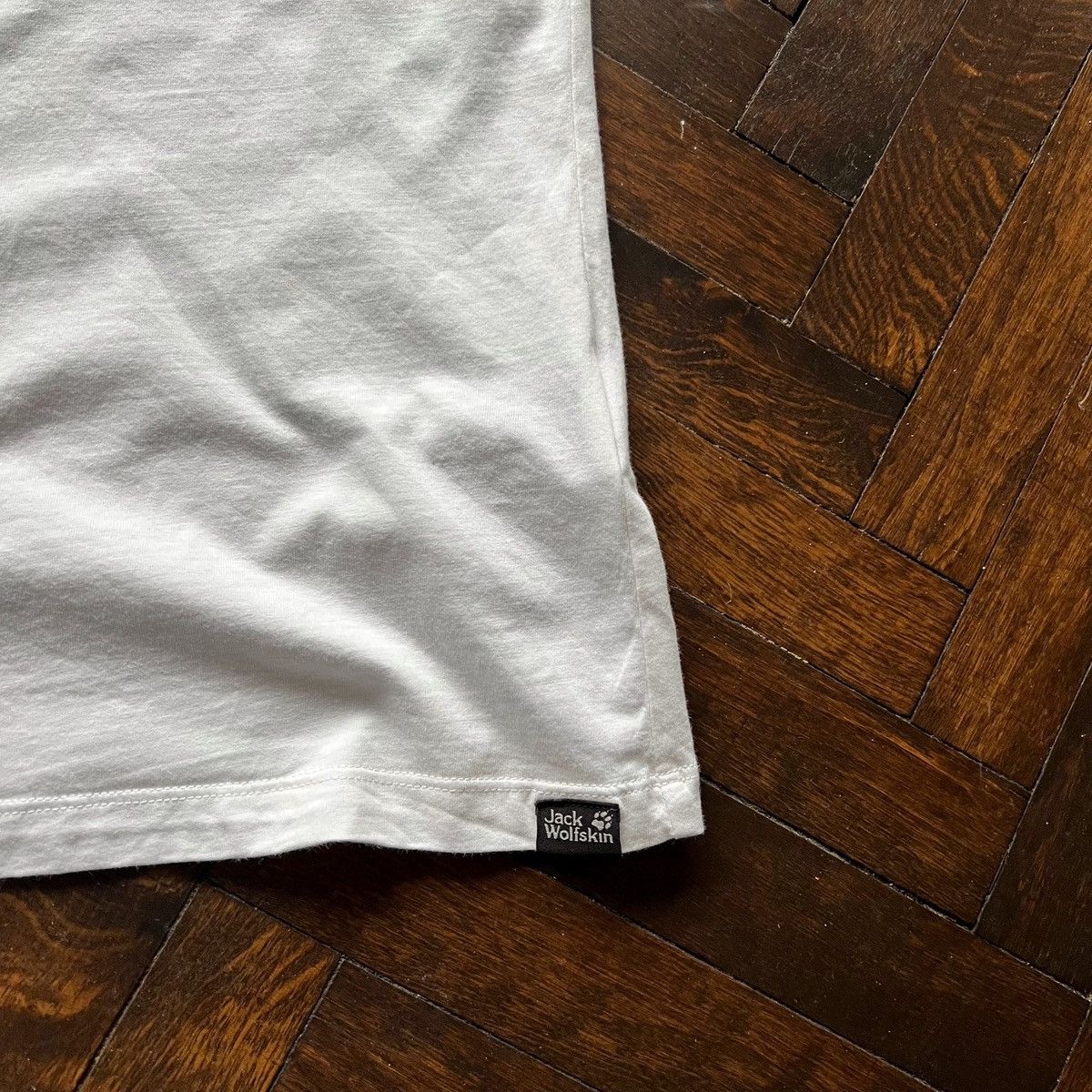 Jack Wolfskin Jack Wolfskin Womens White Short Sleeve Tee Paradise Logo Size S / US 4 / IT 40 - 4 Thumbnail