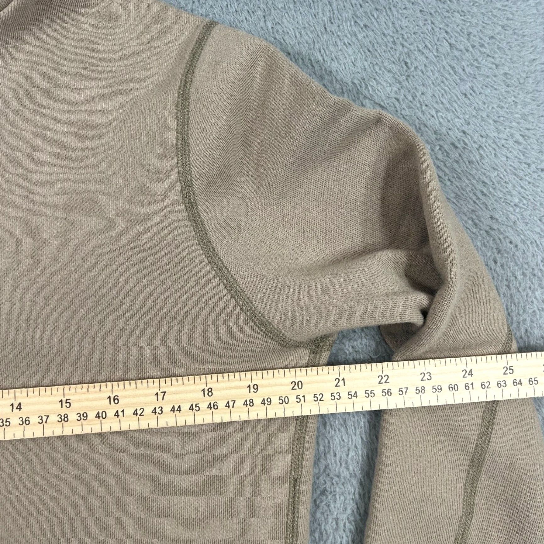 John Elliott John Elliott Hoodie M Beige Long Sleeve Zip Crew Neck Slim Fit Sports Streetwear Mens Size US M / EU 48-50 / 2 - 3 Thumbnail
