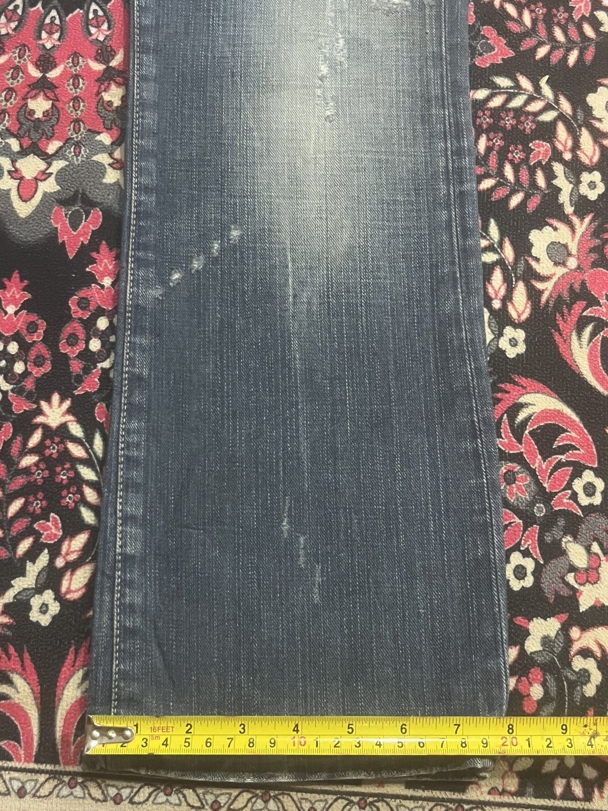 GAS Vintage GAS Blue Faded Washed Straight Leg Jeans Size US 32 / EU 48 - 16 Thumbnail