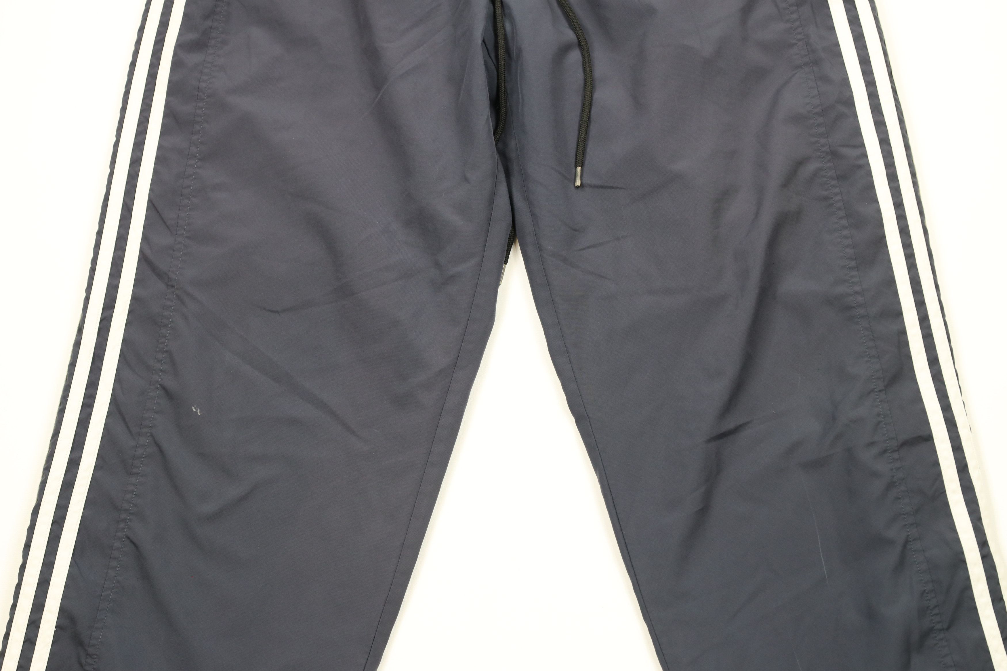 Adidas × Vintage Vintage Y2K 2004 Adidas Out Striped Wide Leg Pants Blue Size US 34 / EU 50 - 3 Thumbnail