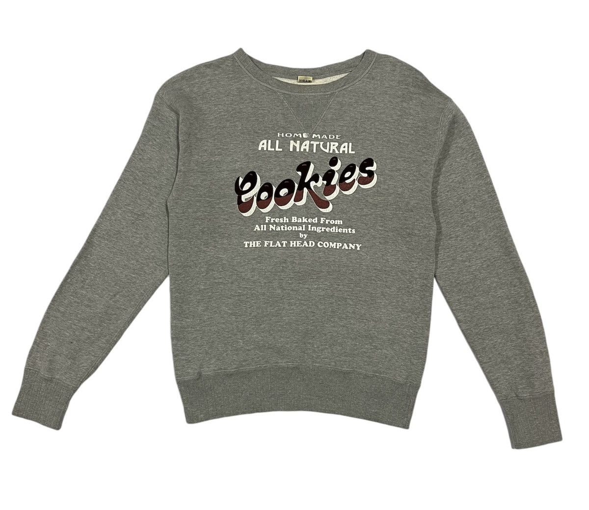 Japanese Brand × The Flat Head The flat head sweatshirt colour grey Size US M / EU 48-50 / 2 - 1 Thumbnail