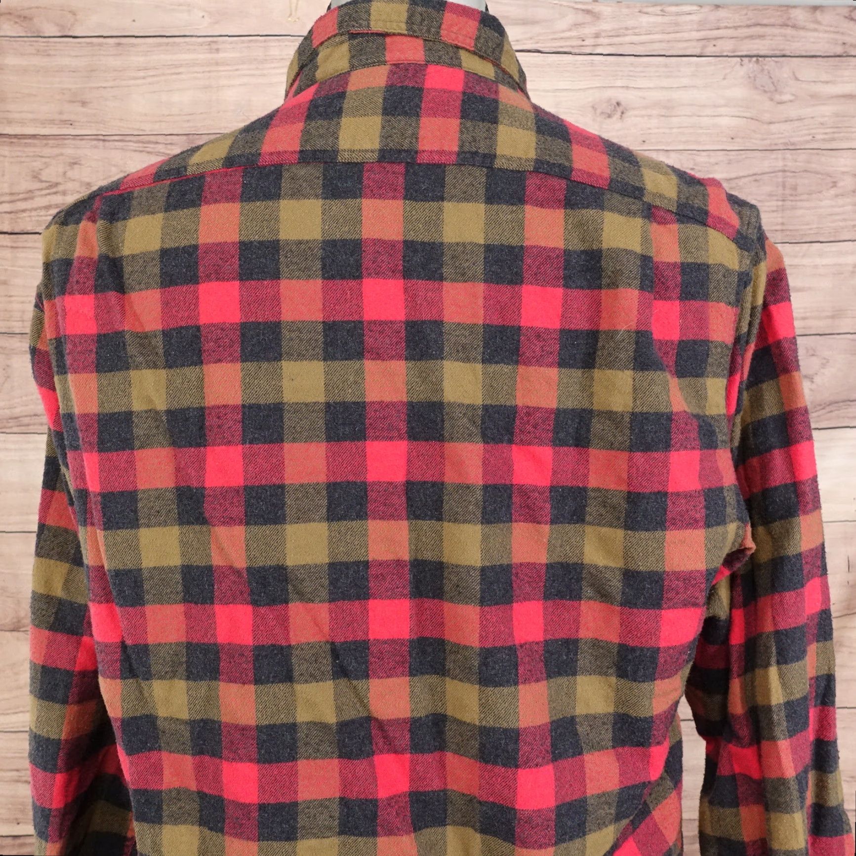 J.Crew J.CREW Shirt Mens Large Multicolor Flannel Cotton Long Sleeve Button-Down Size US L / EU 52-54 / 3 - 4 Thumbnail
