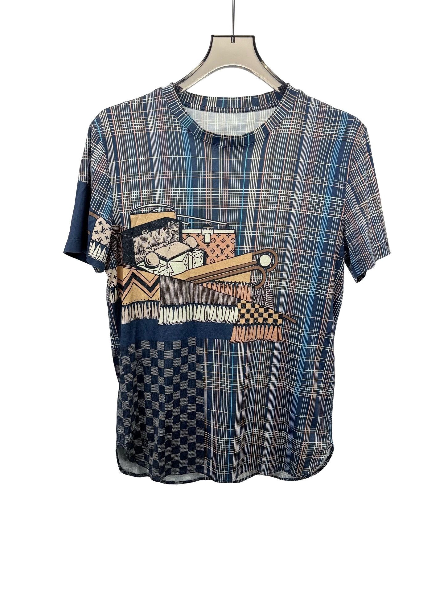 Louis Vuitton Louis Vuitton Trunk Damier Plaid T-Shirt Size S Size US S / EU 44-46 / 1 - 1 Thumbnail