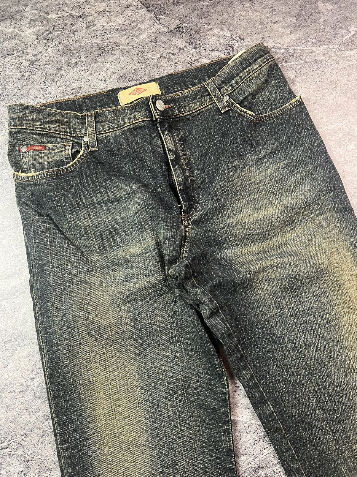 Lee × Vintage Y2K Lee dirty washed japan archival Avant Garde style pants Size US 30 / EU 46 - 3 Thumbnail