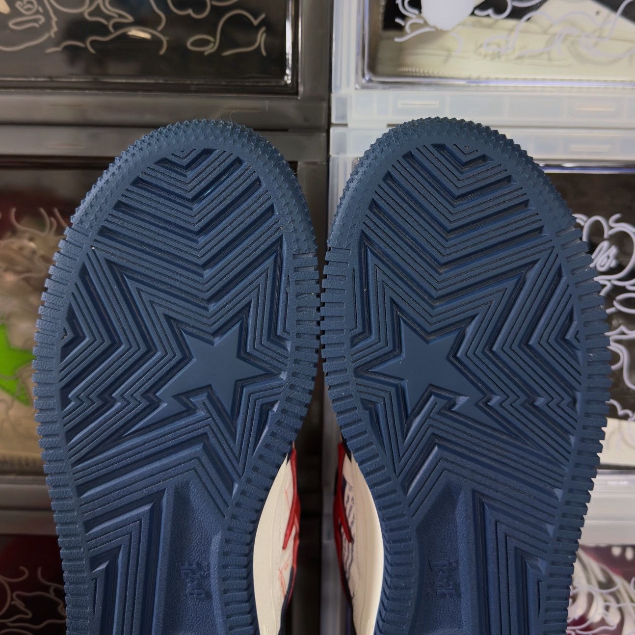 Bape A Bathing Ape Bapesta USPS 2022 Size US 8.5 / EU 41-42 - 12 Thumbnail