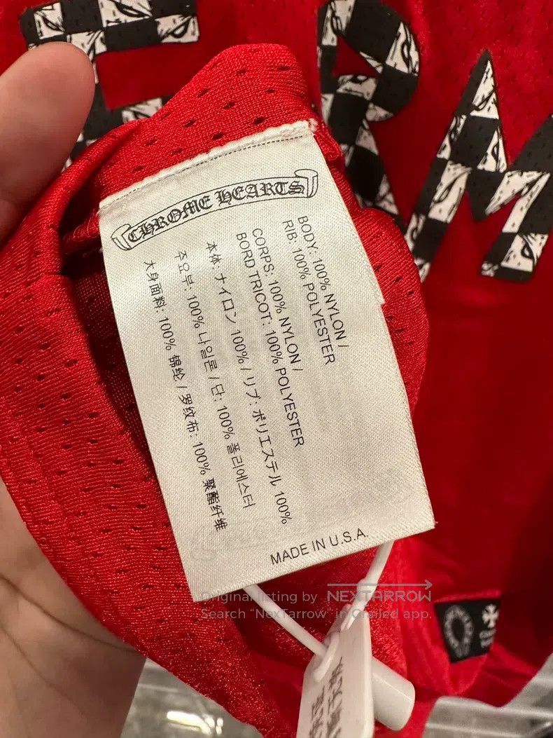 Chrome Hearts CHROME HEARTS Size XS Mattyboy red hockey suit short sleeve Size US XS / EU 42 / 0 - 4 Thumbnail