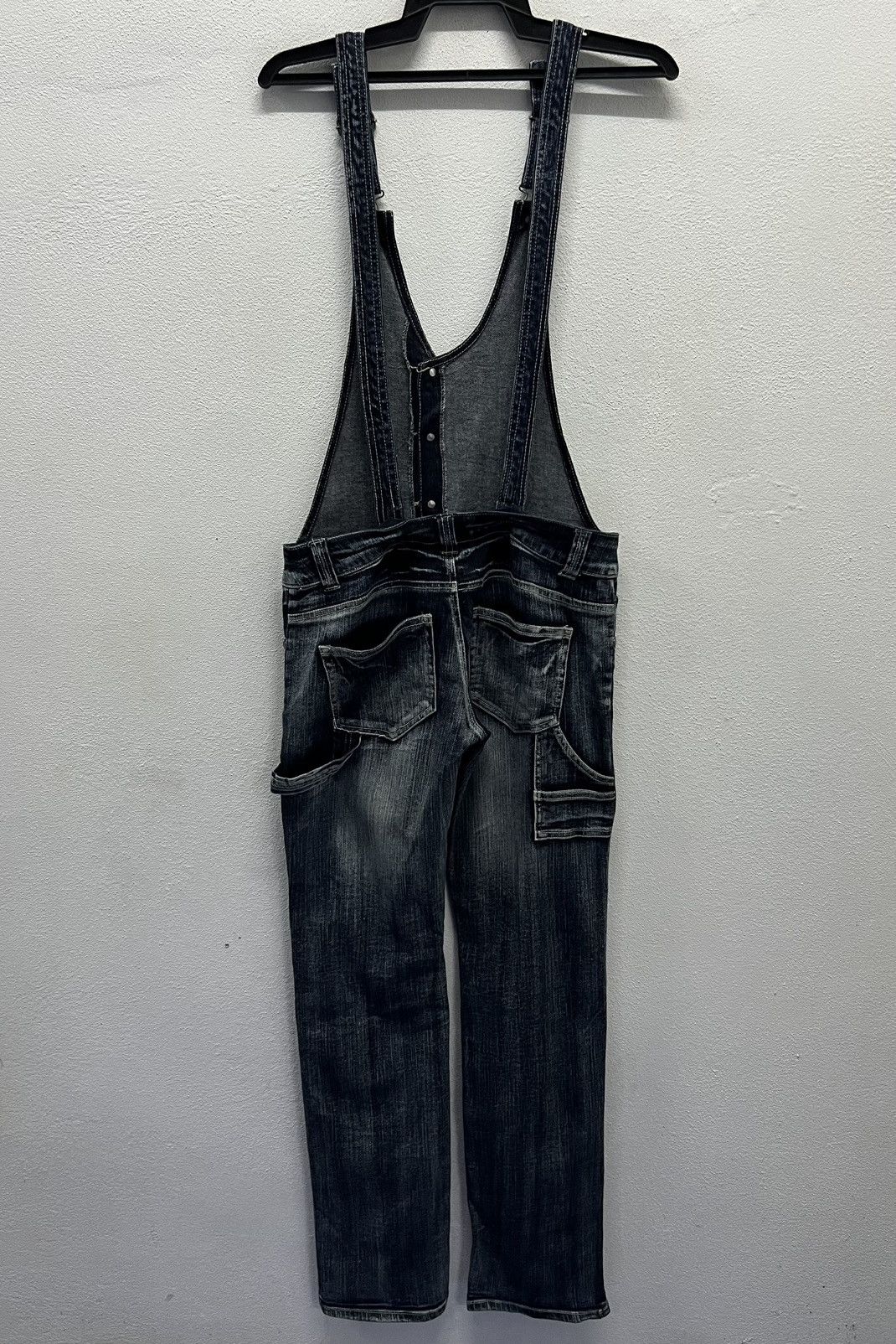 Japanese Brand × Vintage Vintage Y2K Style Distressed Denim Overalls – “Gladys” Brand Size US 32 / EU 48 - 2 Thumbnail