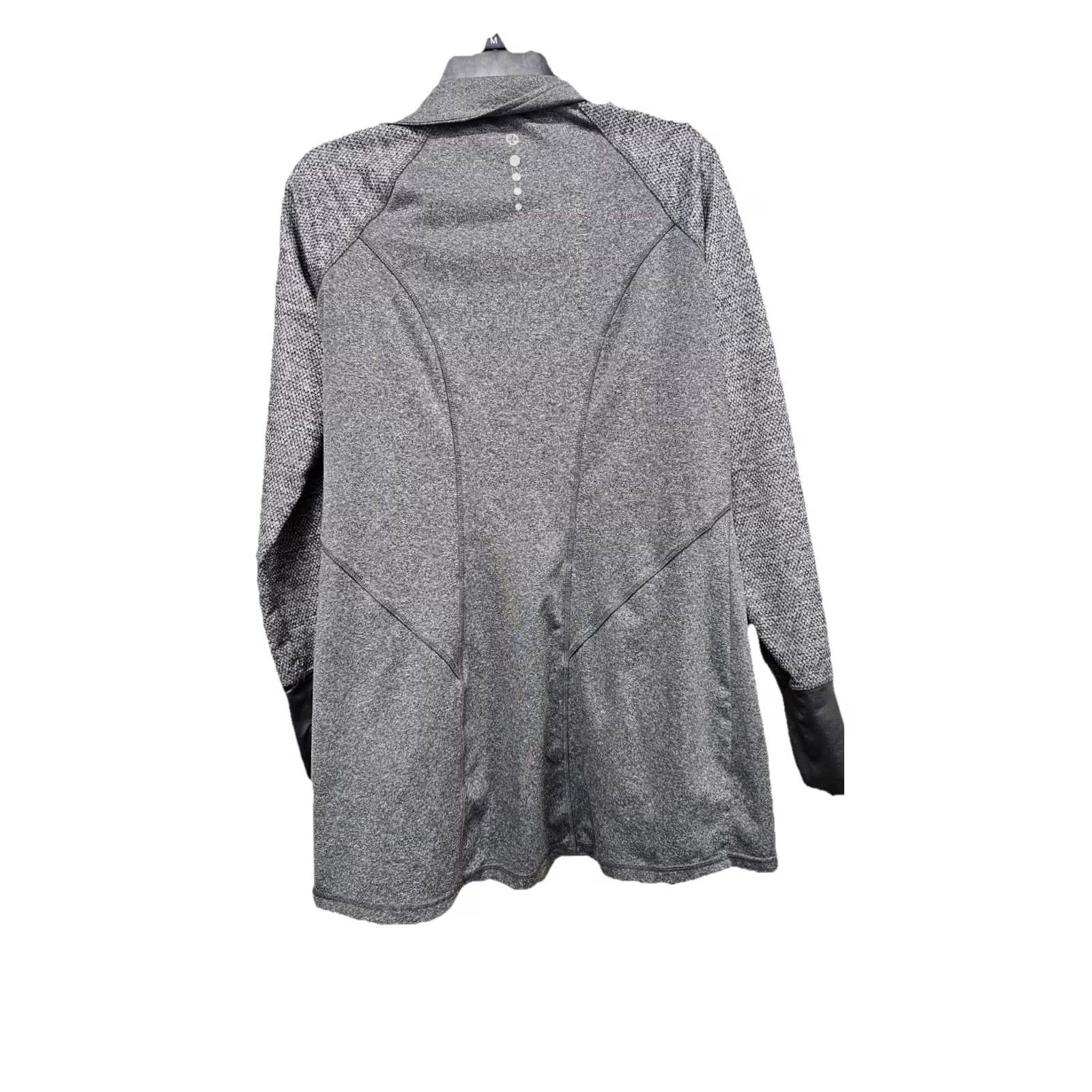 Jockey Jockey Jacket Womens M Blue Full Zip Yoga Running Athletic Curved Hem Size Size M / US 6-8 / IT 42-44 - 4 Thumbnail