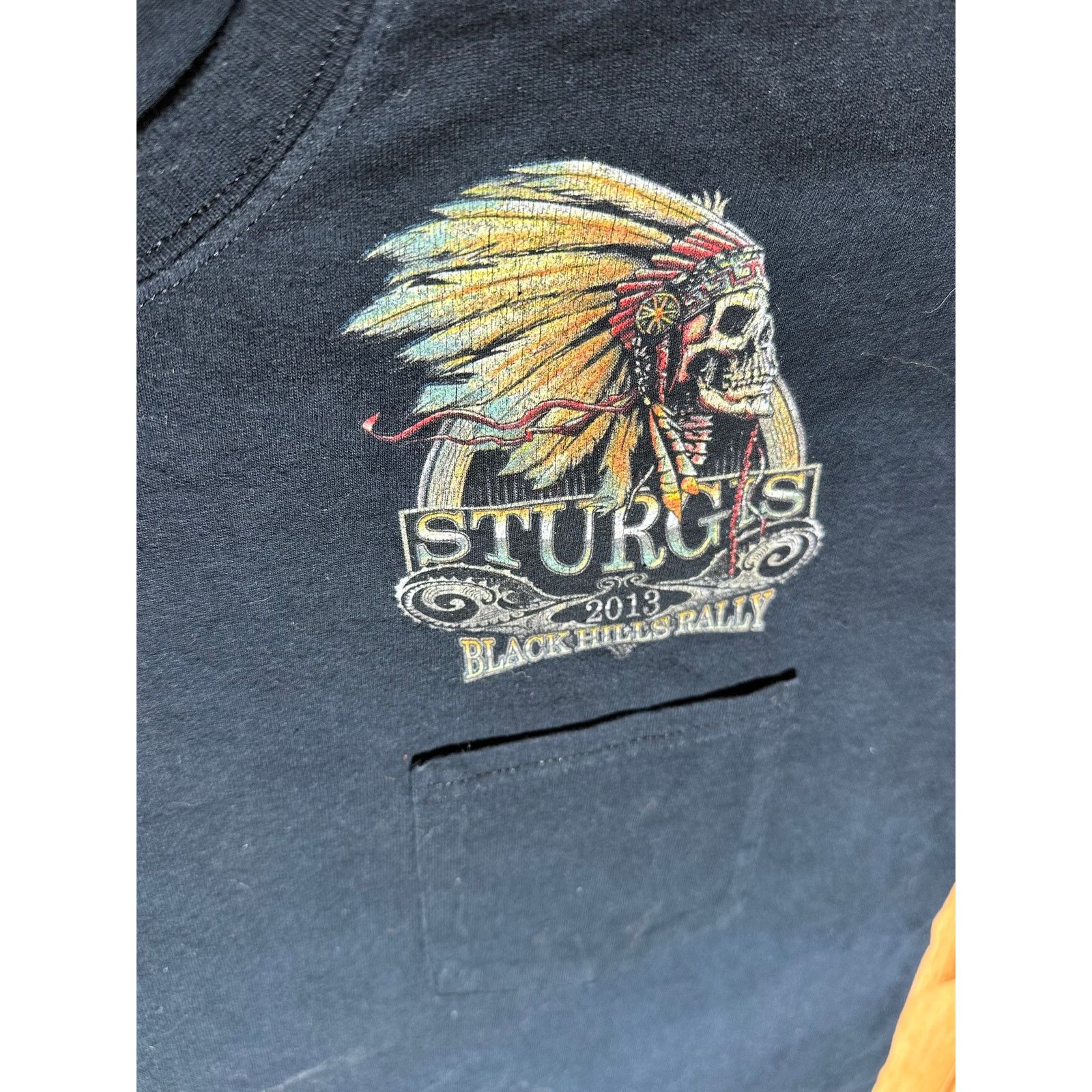 Gildan 2013 Sturgis Black Hills Rally Black Tshirt Size L Size US L / EU 52-54 / 3 - 5 Thumbnail