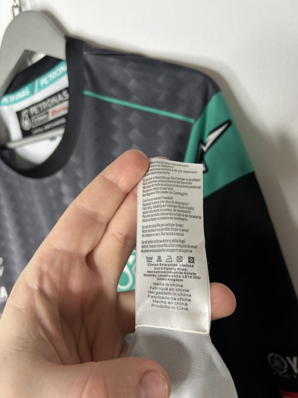 Mercedes-Benz Petronas Yamaha Big Logo Racing Tee T-Shirt F1 Team Sponsors Size US XXL / EU 58 / 5 - 15 Thumbnail