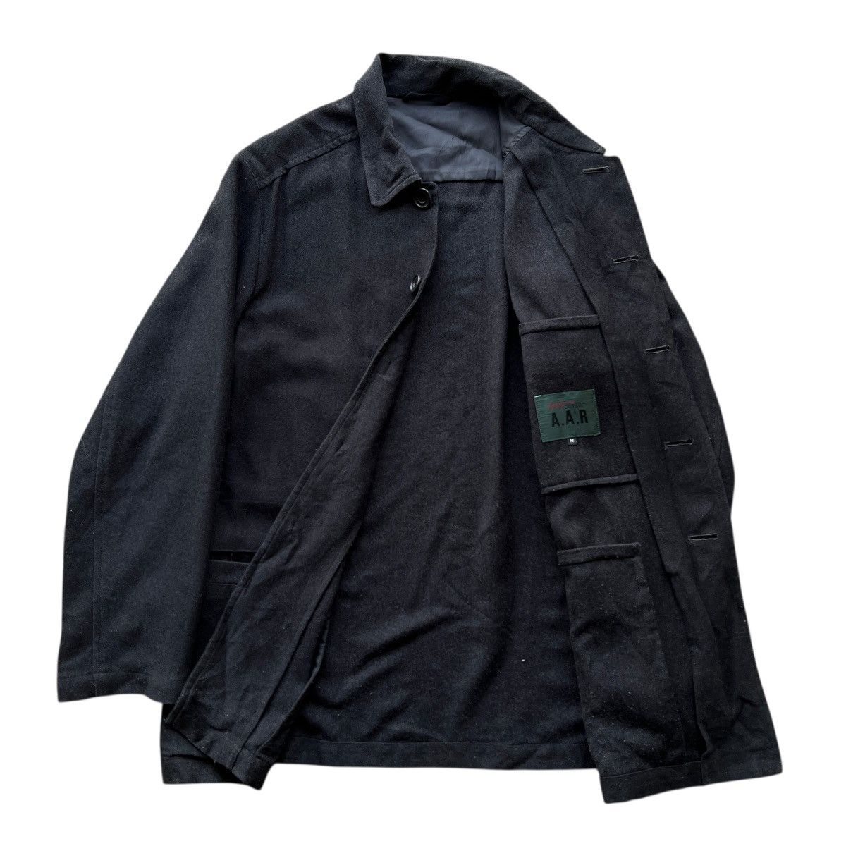 YOHJI YAMAMOTO AAR DURBAN RAYON POLYESTER SHIRT CHORE JACKET