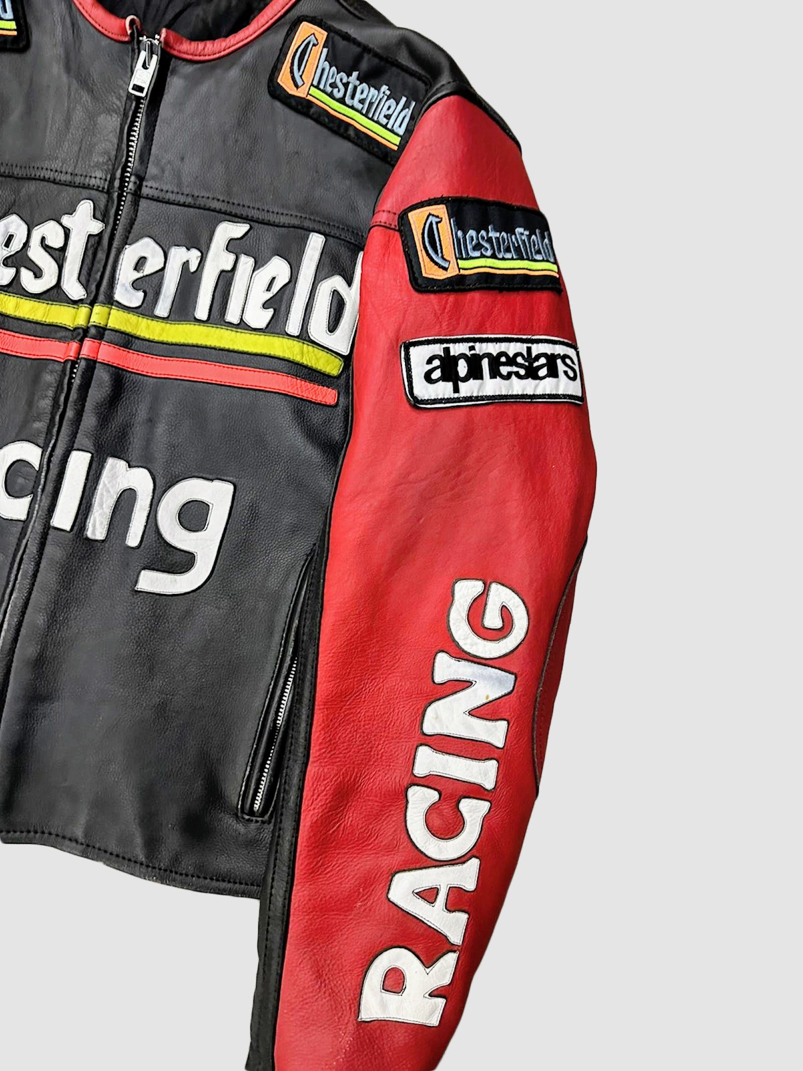 Other 🚀🏁 CHESTERFIELD RACING LEATHER JACKET RACING CIGARETTES Size US M / EU 48-50 / 2 - 4 Thumbnail