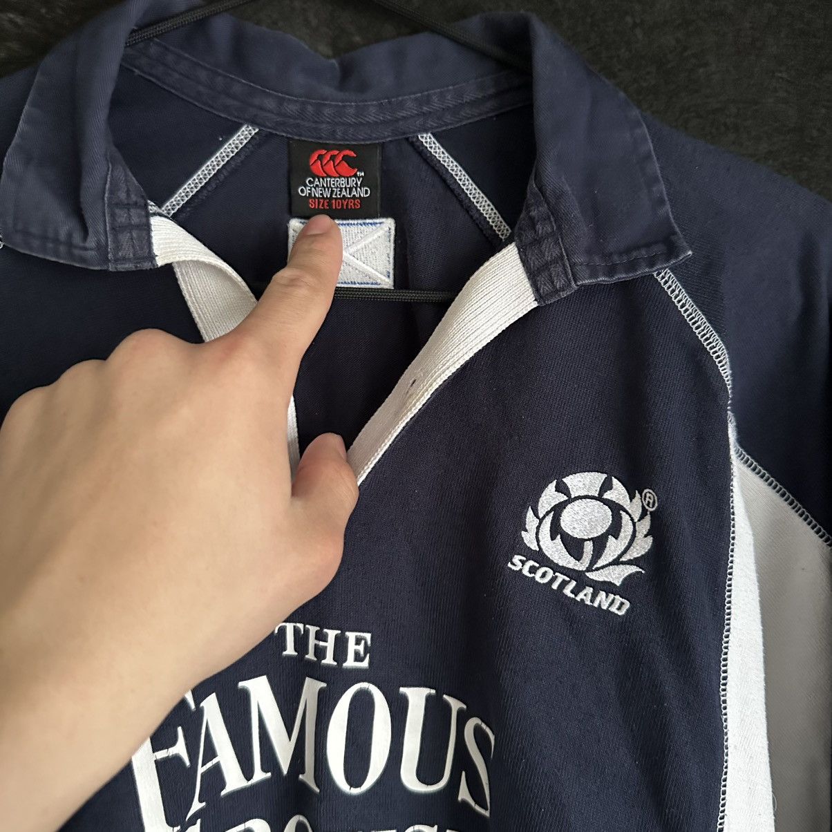Canterbury of New Zealand RARE 2002 SCOTLAND TEAM HOME RUGBY UNION SHIRT JERSEY Size US XS / EU 42 / 0 - 3 Thumbnail