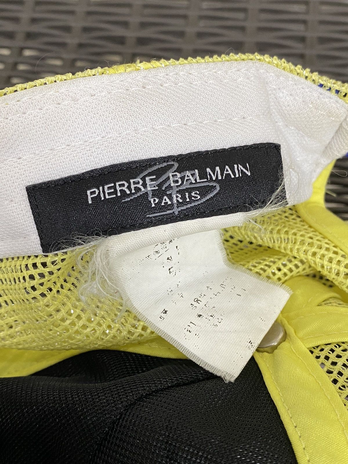 Pierre Balmain y2k pierre balmain paris trucker cap Size ONE SIZE - 6 Thumbnail