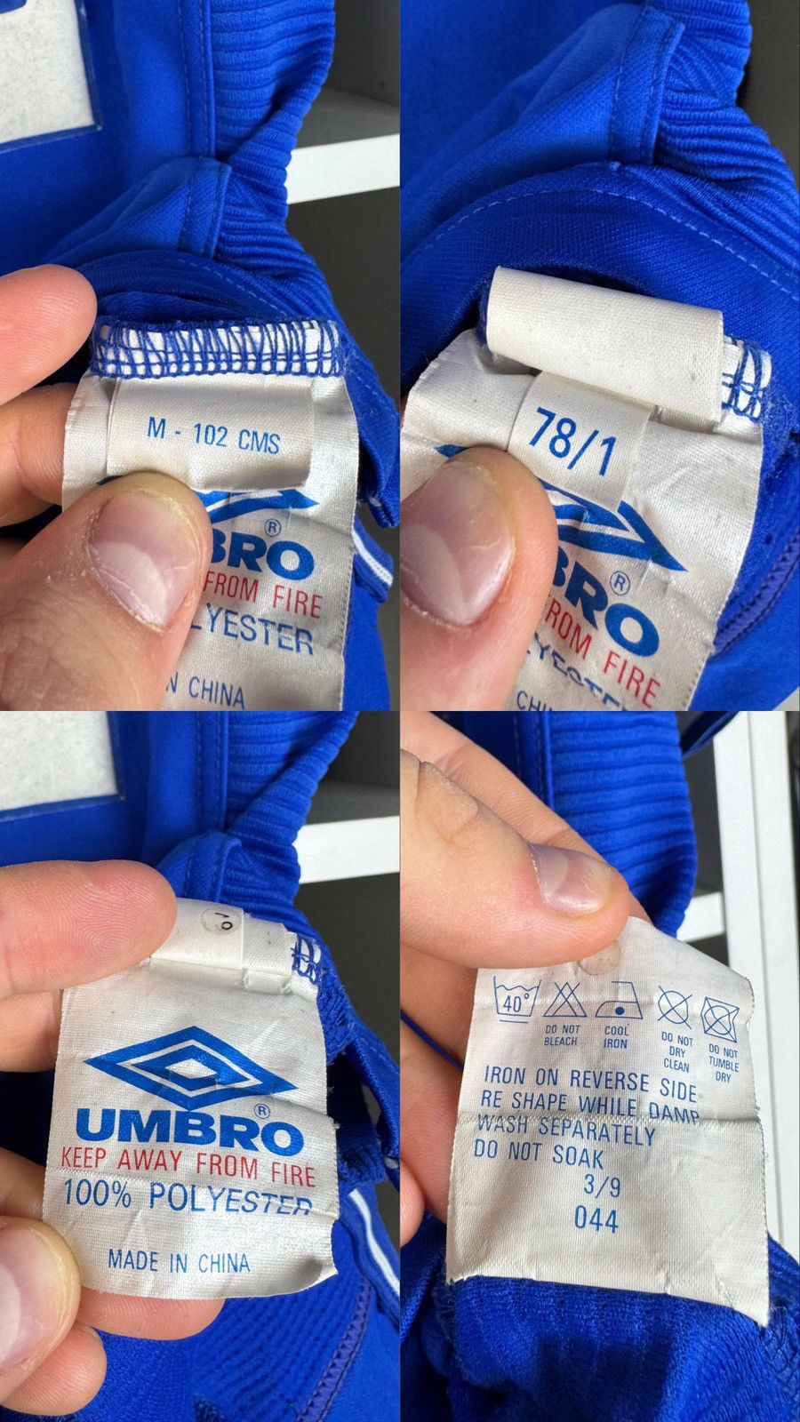 Umbro Vntg 1999 2000 Everton FC Home Football Shirt Soccer Jersey Size US M / EU 48-50 / 2 - 4 Thumbnail
