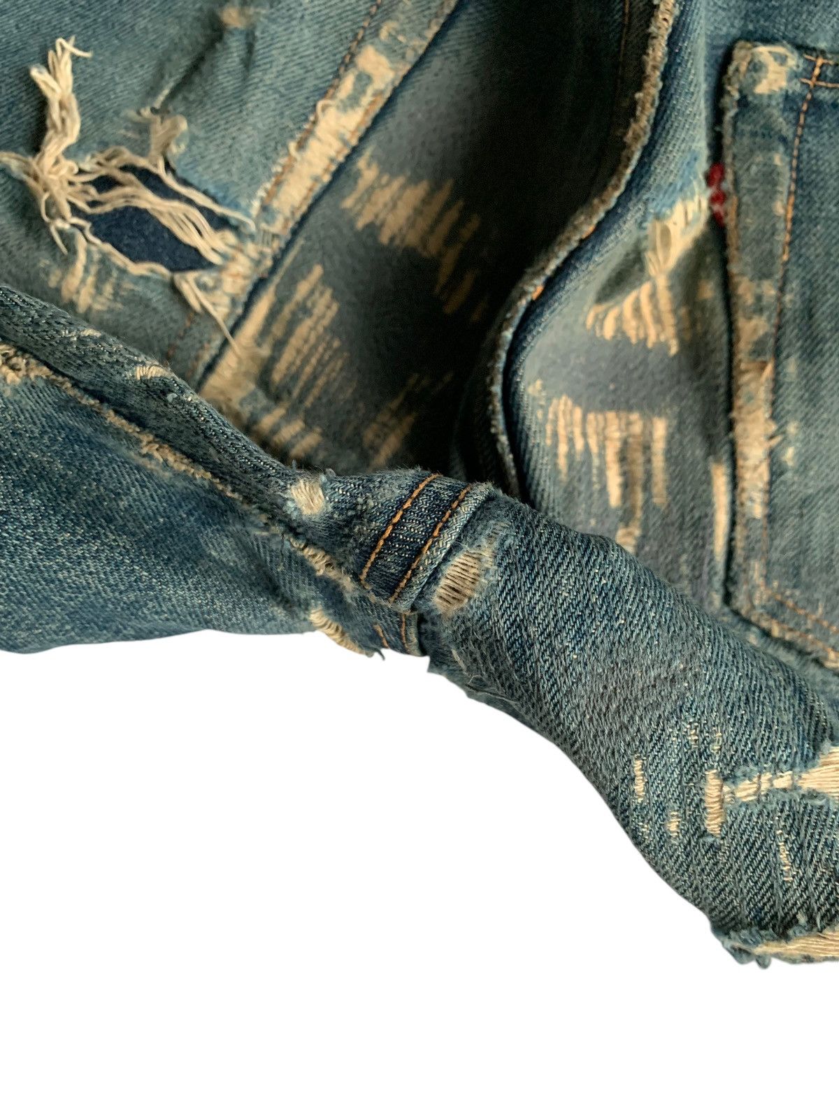 Kapital Vintage Go West Button fly Japan Selvedge distressed denim Size US 30 / EU 46 - 21 Thumbnail