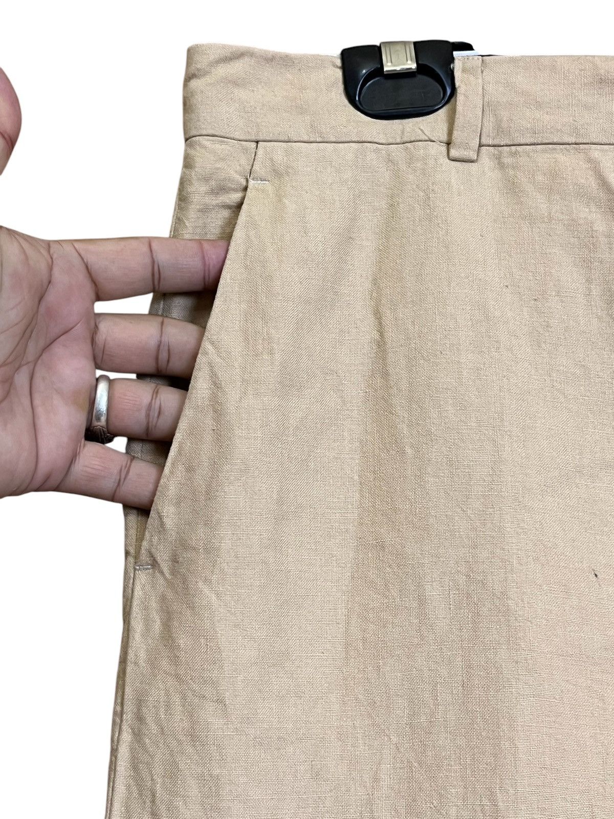 Michael Kors CASUAL🔥MICHAEL KORS BAGGY LINEN CASUAL PANTS Size US 33 - 6 Thumbnail