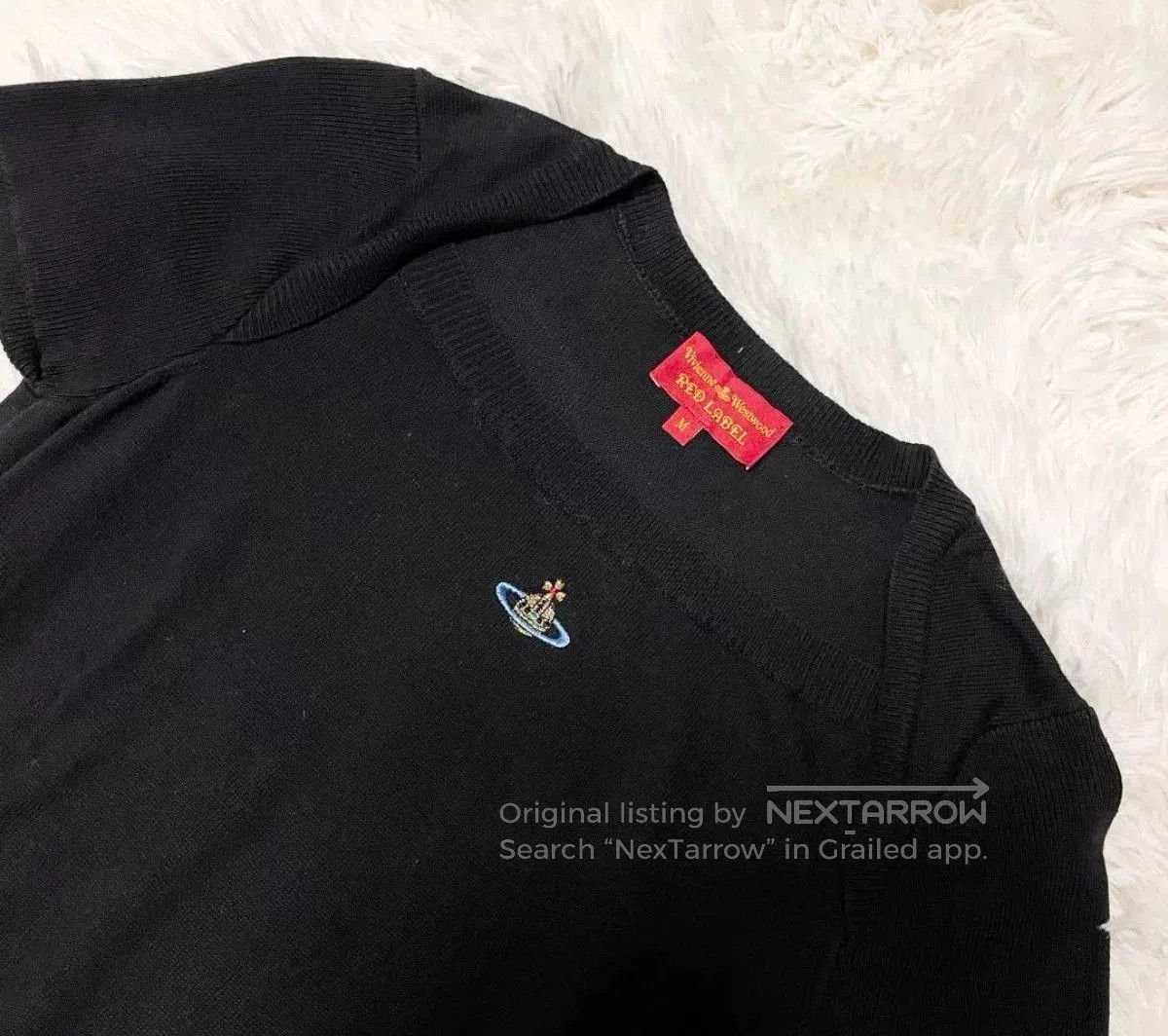 Vivienne Westwood Vivienne Westwood Red Label Embroidered Knit Top. Size M / US 6-8 / IT 42-44 - 2 Thumbnail