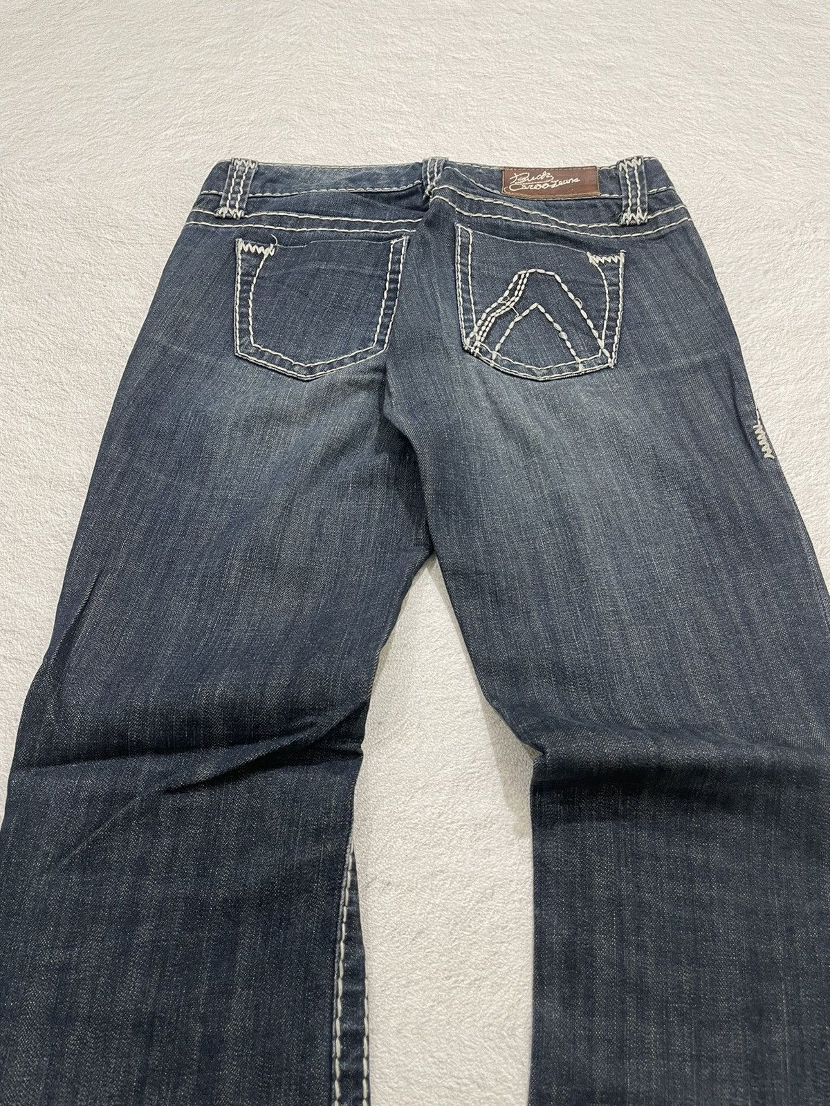 If Six Was Nine 2000s Buckaro Denim Stonewash Size US 27 - 6 Thumbnail