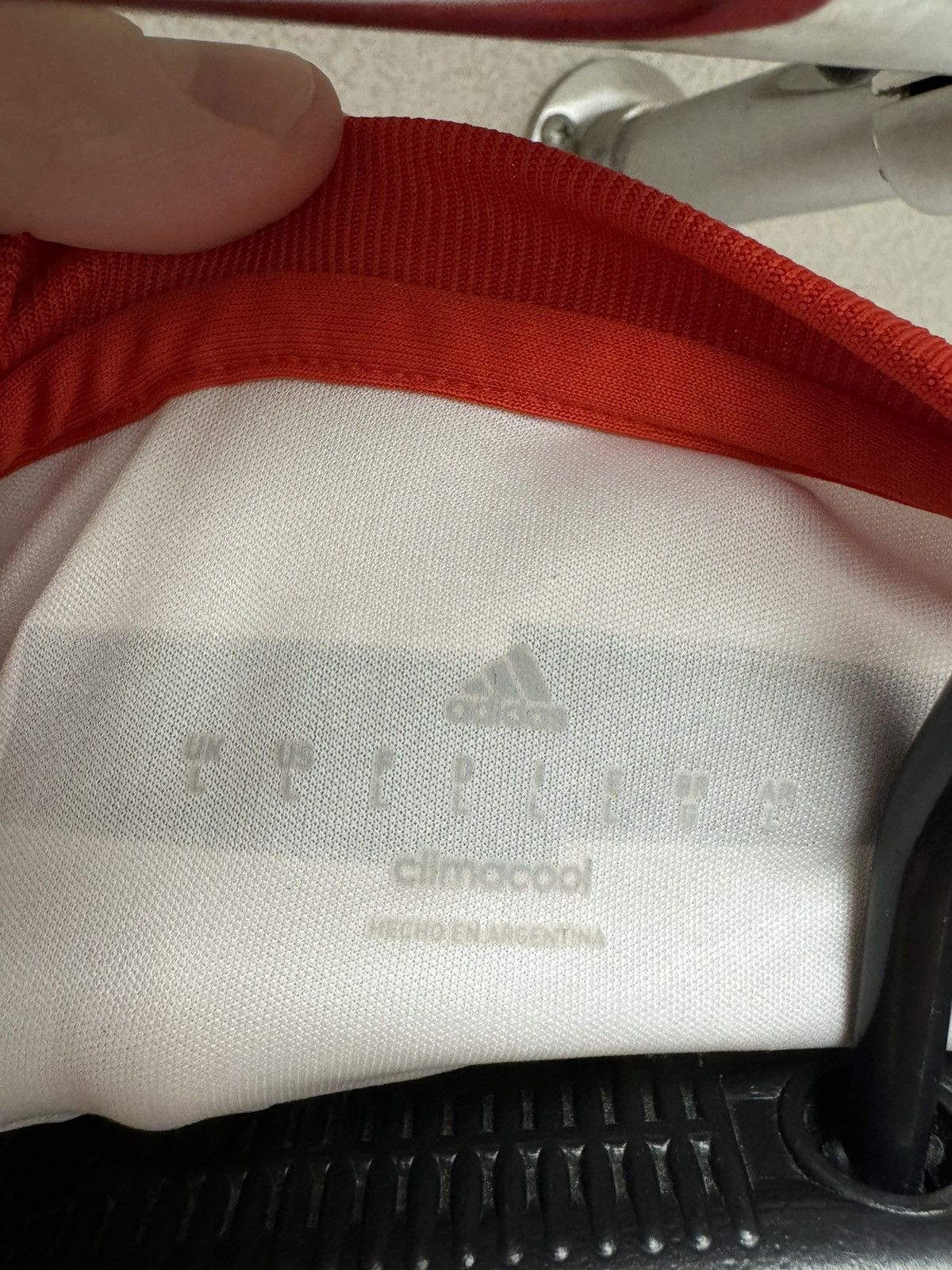 Adidas River plate Argentina adidas soccer jersey 2016/17 L sz Size US L / EU 52-54 / 3 - 7 Thumbnail
