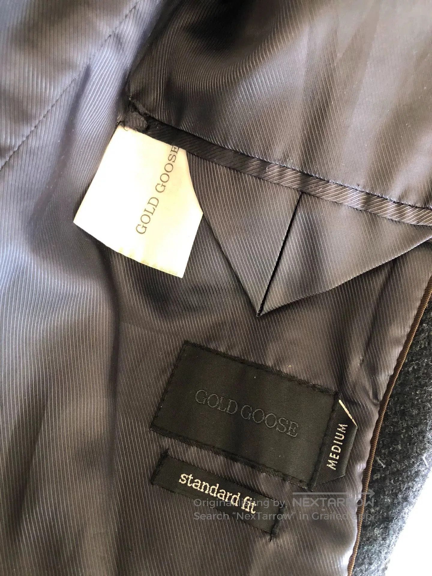 Japanese Brand GoldGoose Men's Thick Wool Coat. Size US M / EU 48-50 / 2 - 7 Thumbnail