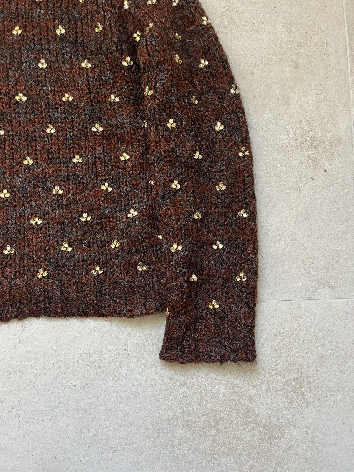 Dries Van Noten FW13 Stone Embroidered Knit Size US S / EU 44-46 / 1 - 5 Thumbnail