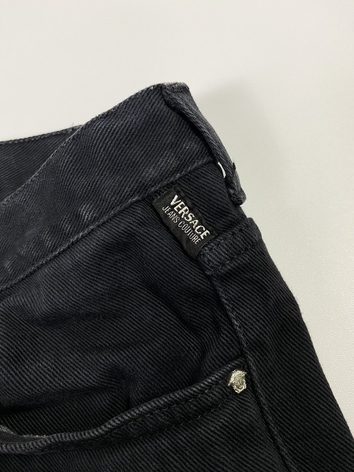 Versace Jeans Couture versace black jeans pant Size US 28 / EU 44 - 5 Thumbnail