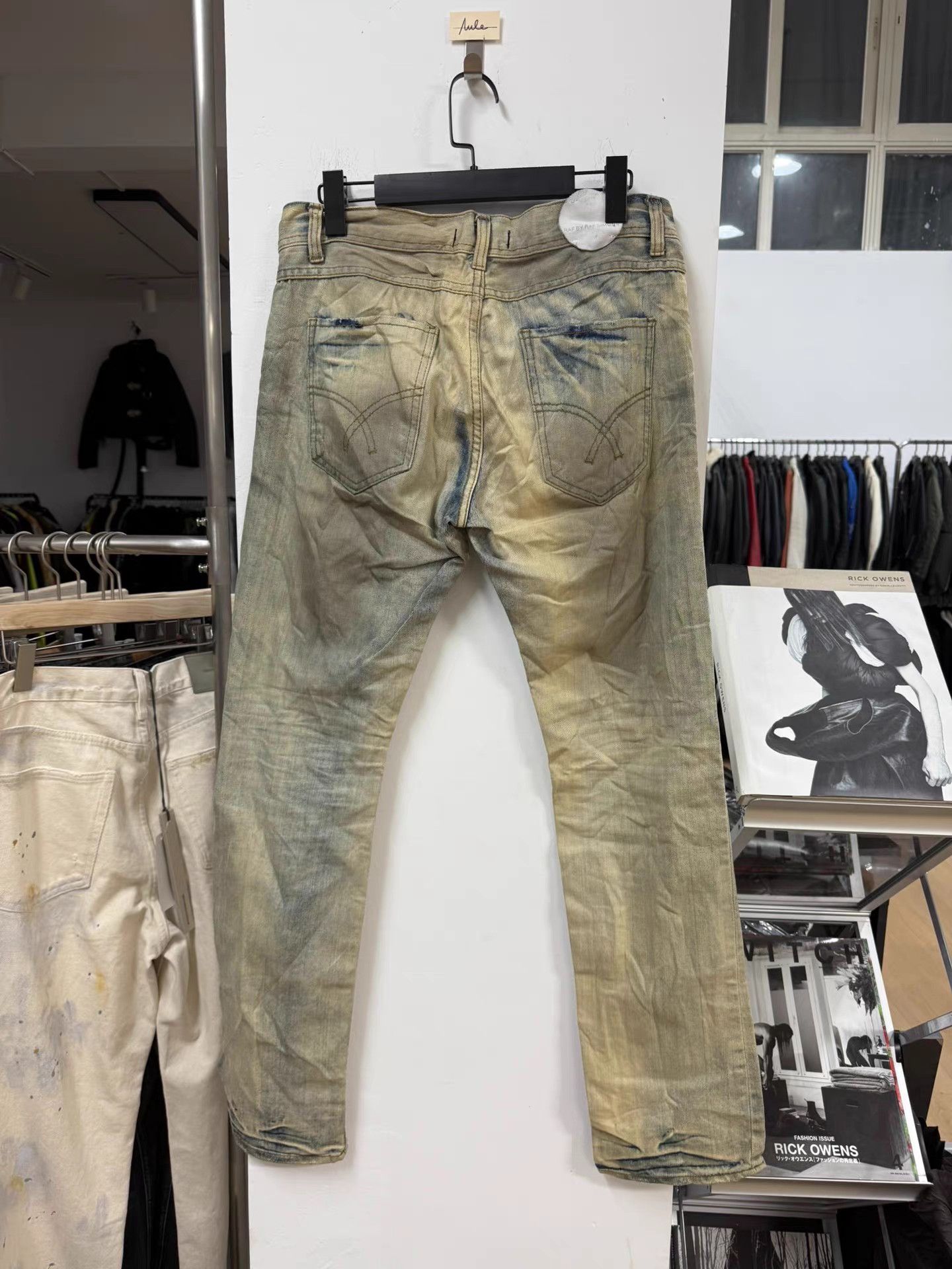 Raf Simons Raf Simons by raf Mud Dyed & Heavily Washed Jeans K20 Size US 33 - 7 Thumbnail