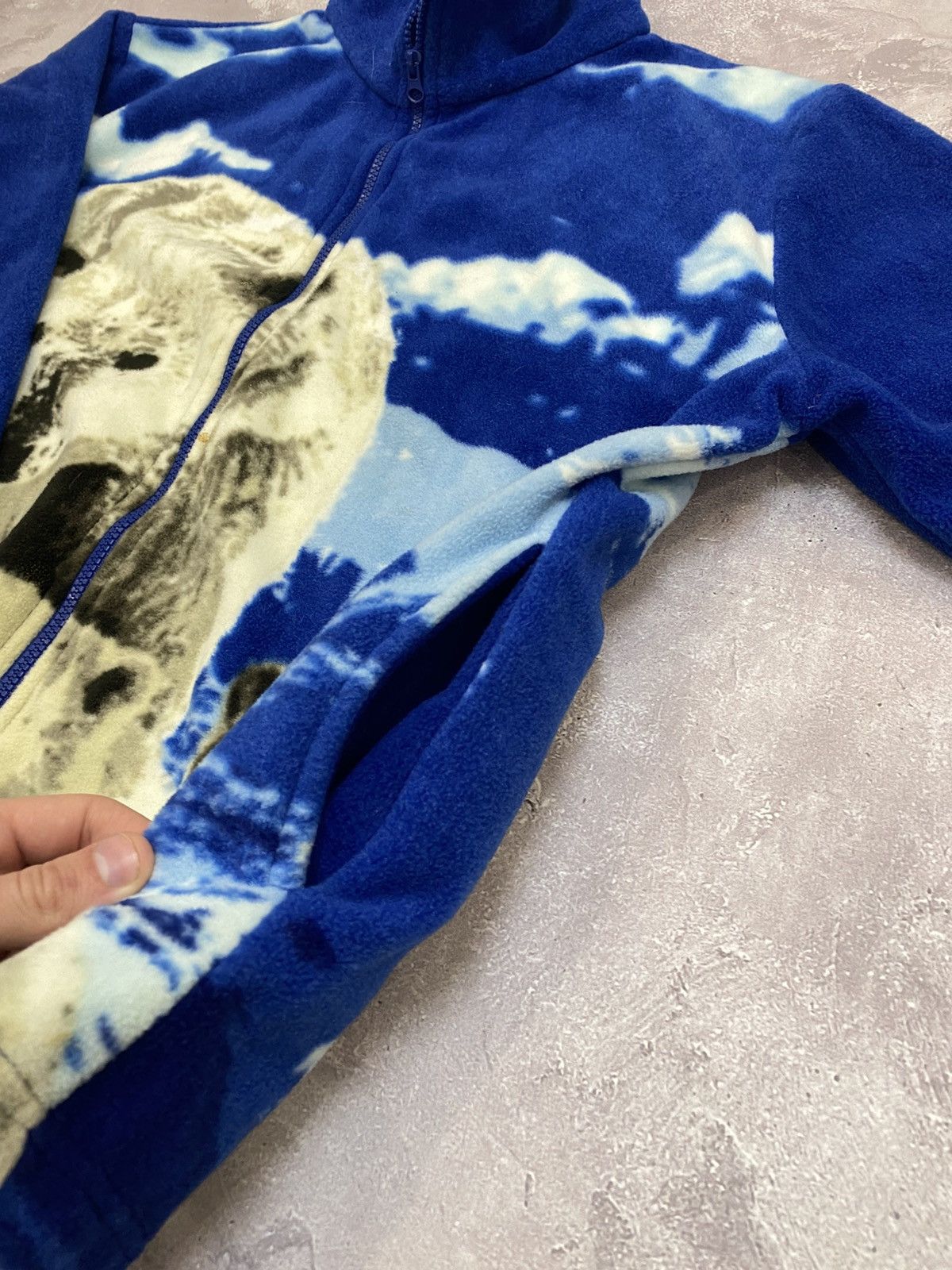 Vintage Vintage Polar Bear Full Zip Fleece All Over Print Hype Retro Size US M / EU 48-50 / 2 - 7 Thumbnail