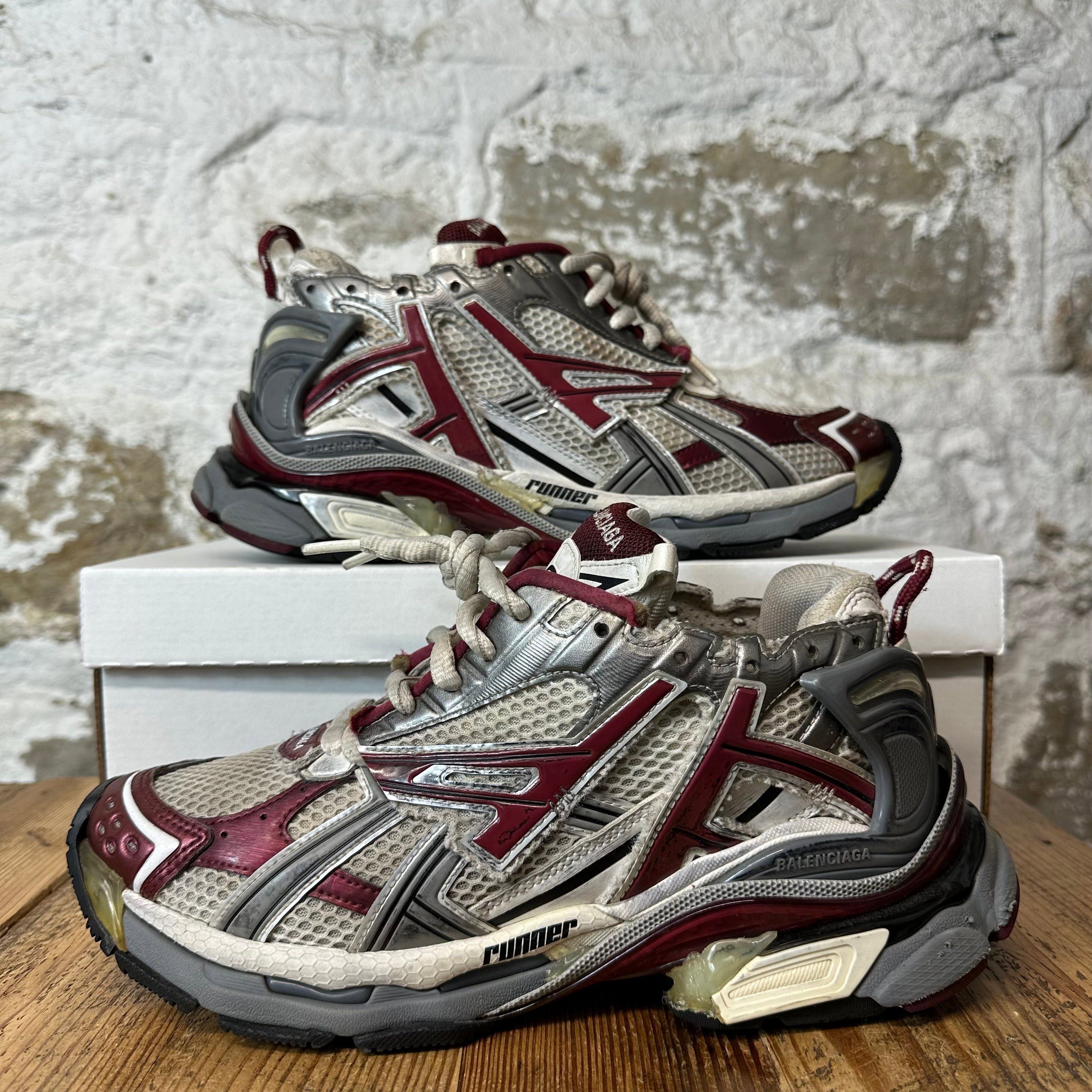 Balenciaga Balenciaga 10XL Sneaker White Grey Red | Grailed