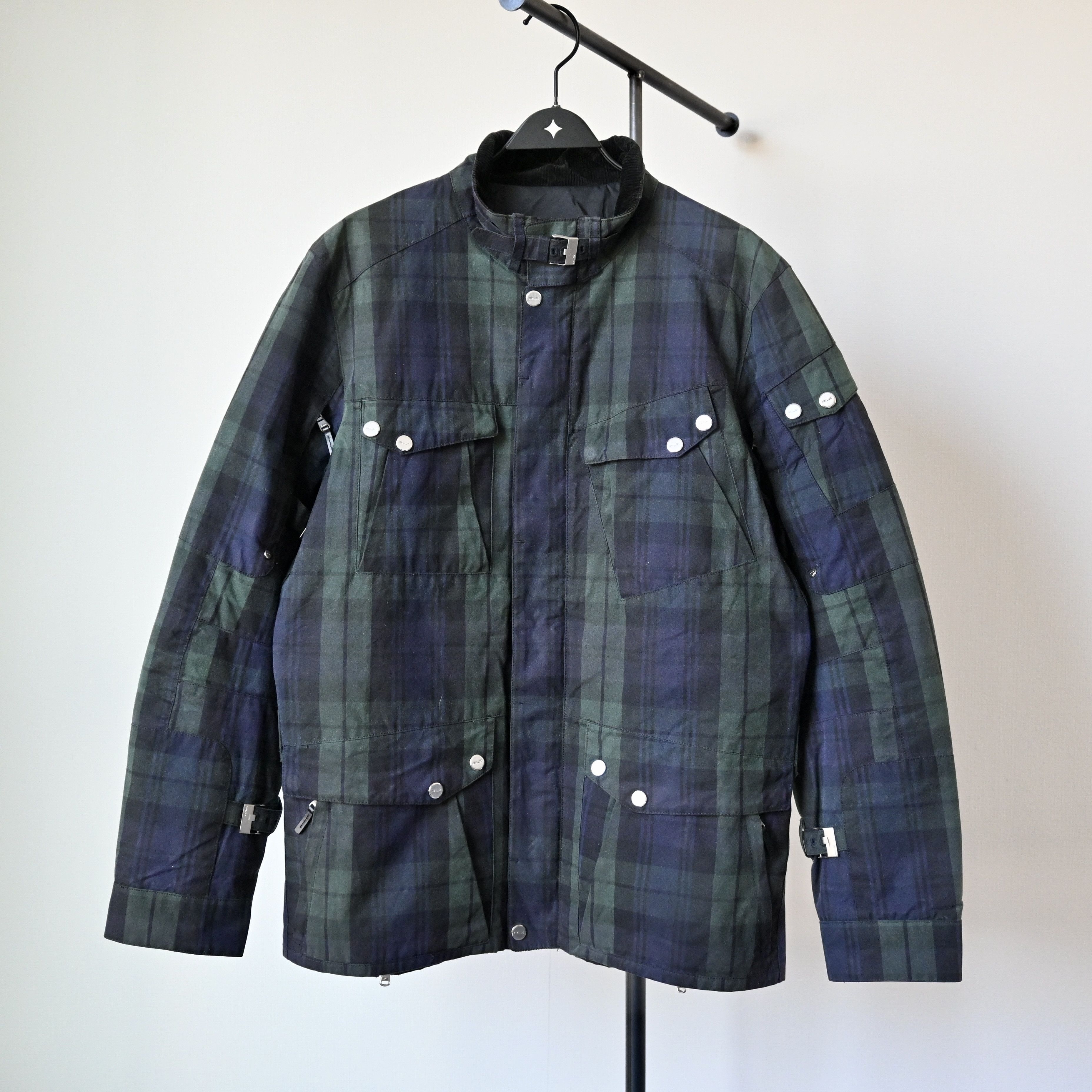 RLX Ralph Lauren VTG 2010s RLX Ralph Lauren waxed cotton belted biker jacket Size US L / EU 52-54 / 3 - 1 Thumbnail