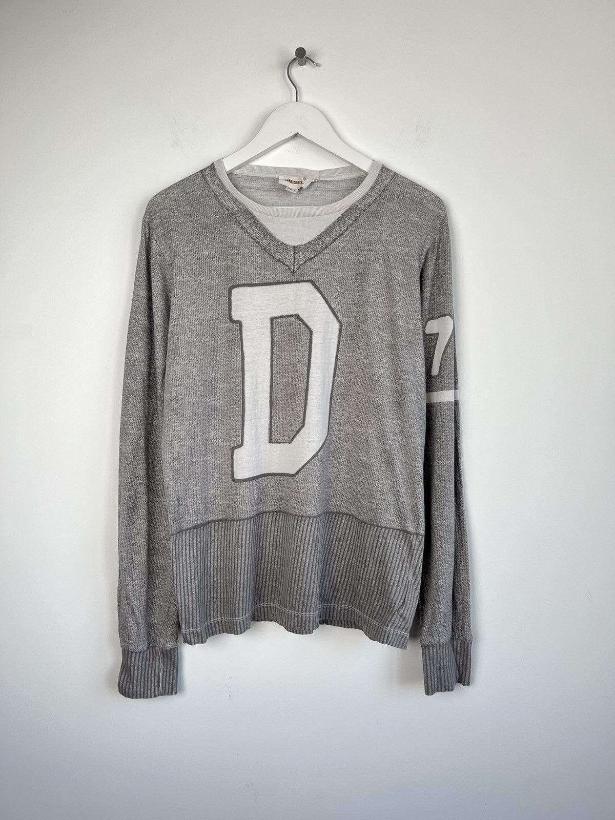 Diesel Diesel Trompe Loeil Sweater Longsleeve Size US L / EU 52-54 / 3 - 1 Thumbnail