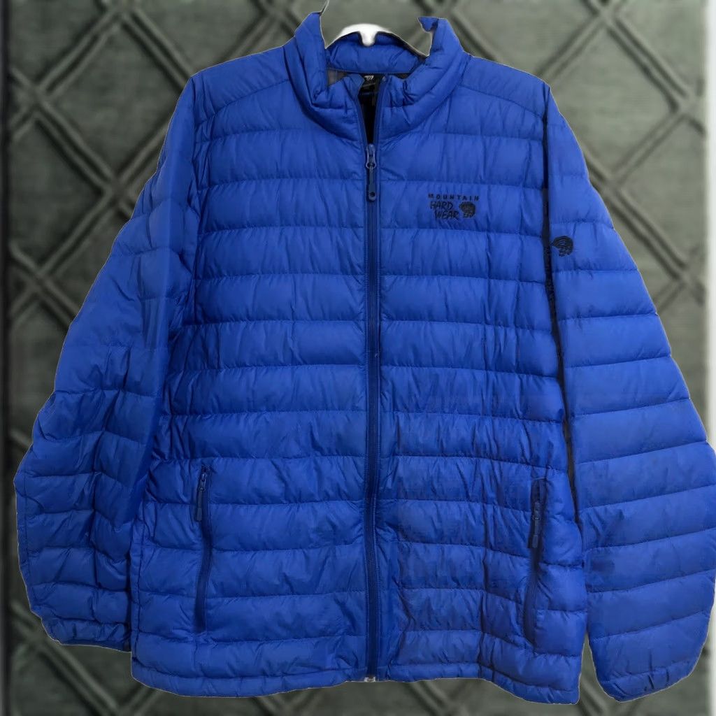 Mountain Hardwear VINTAGE Mountain Hardwear Nitrous Down Jacket L Blue Full Zip Puffer Insulated Winter Size US M / EU 48-50 / 2 - 1 Thumbnail