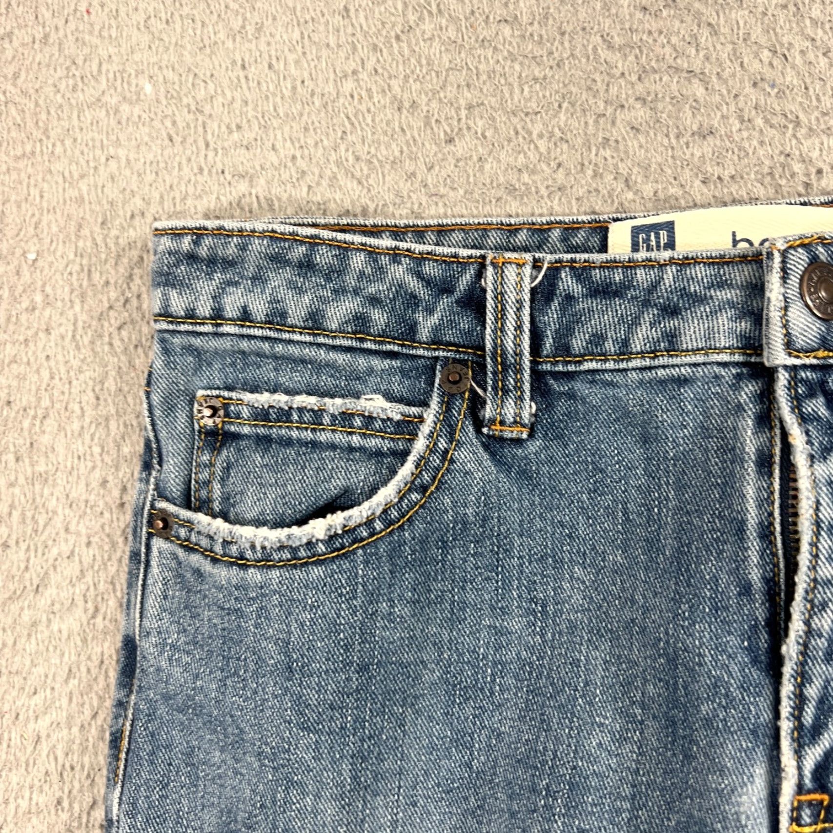 Gap Gap Jeans Bootcut Denim Womens Size 6 Blue Regular 5-Pocket Design Zipper Button Logo Inseam 29in Stretch Pants Casual Vintage (if applicable) Size 28" / US 6 / IT 42 - 7 Thumbnail