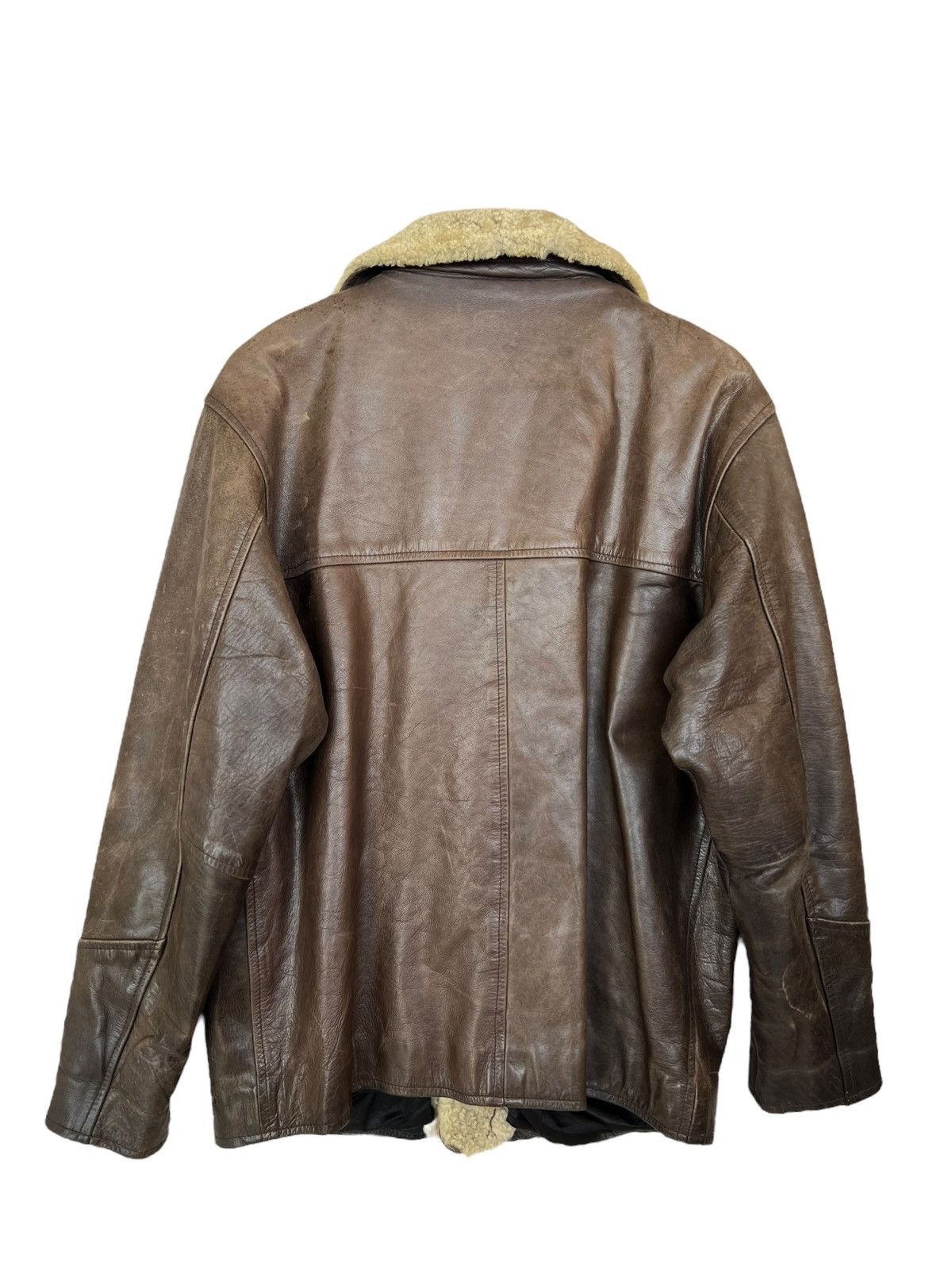 Japanese Brand HideDesign Fur Fleece Sunfaded Gothic Jacket Size US L / EU 52-54 / 3 - 2 Thumbnail