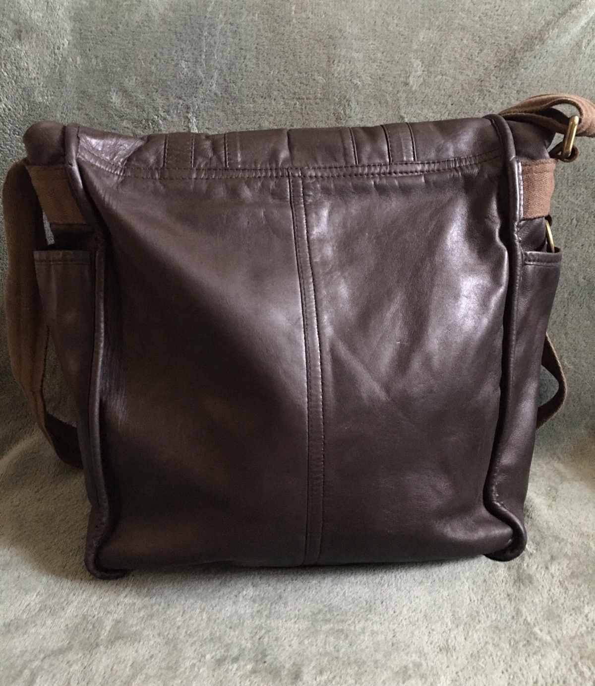 Dolce & Gabbana Dolce & Gabbana Leather Brown DG Logo Messenger Bag Size ONE SIZE - 4 Thumbnail
