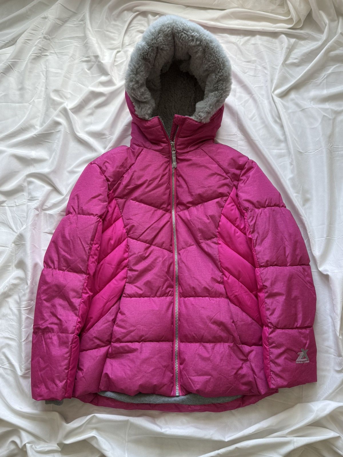 ZeroXposur ZeroXposur Girls Pink Puffer Jacket L 14 Sherpa Lined Winter Size L / US 10 / IT 46 - 1 Thumbnail