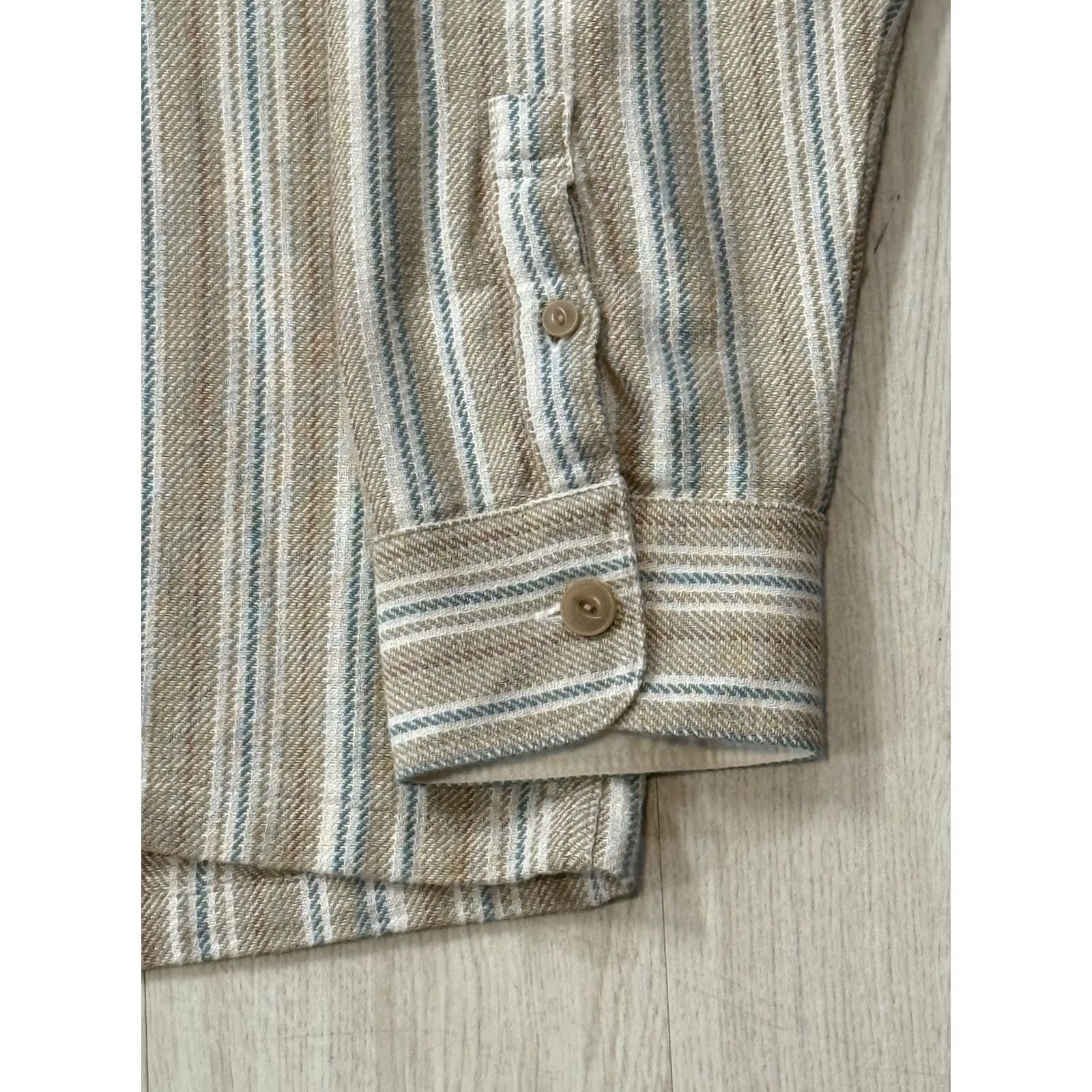 Faherty Faherty Overshirt Button-Up Vista Multicolor Stripe Cotton L Size US L / EU 52-54 / 3 - 4 Thumbnail