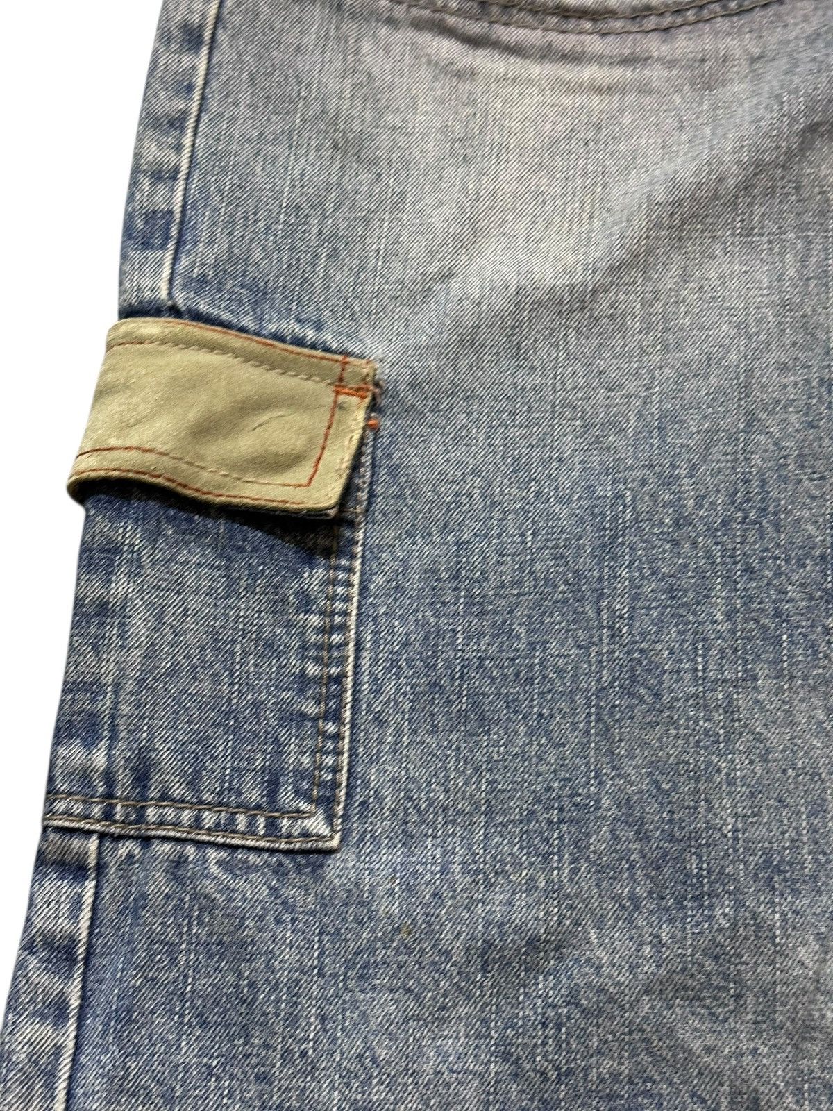 4GSELLER Vintage Alcott Paratrooper Airbone Personal Studded Denim Size US 33 - 4 Thumbnail